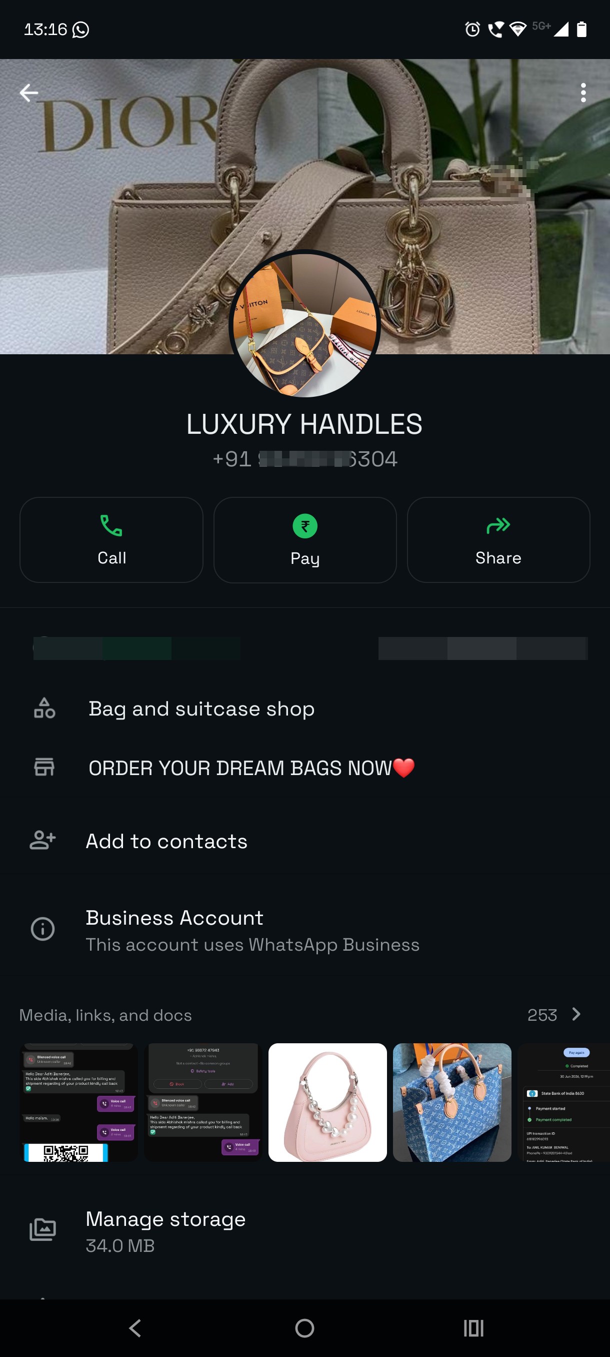 Fraudulent Instagram Seller – Advance Payment Taken, Seller Disappeared and Issued Threats.