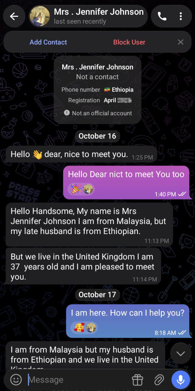 Impostor / Changing Profile Fraud (Jennifer Johnson) - image 2