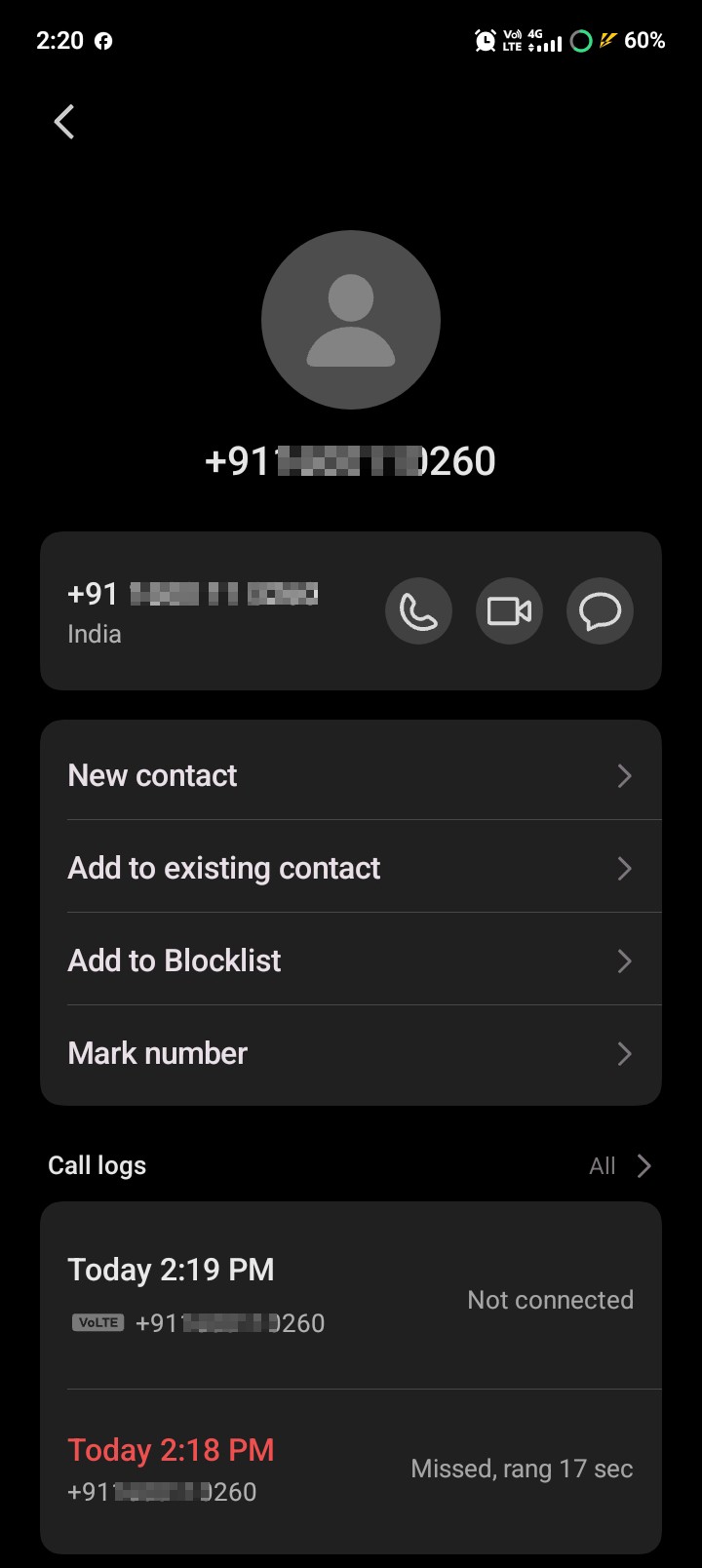I am getting a lot of calls from this type of number