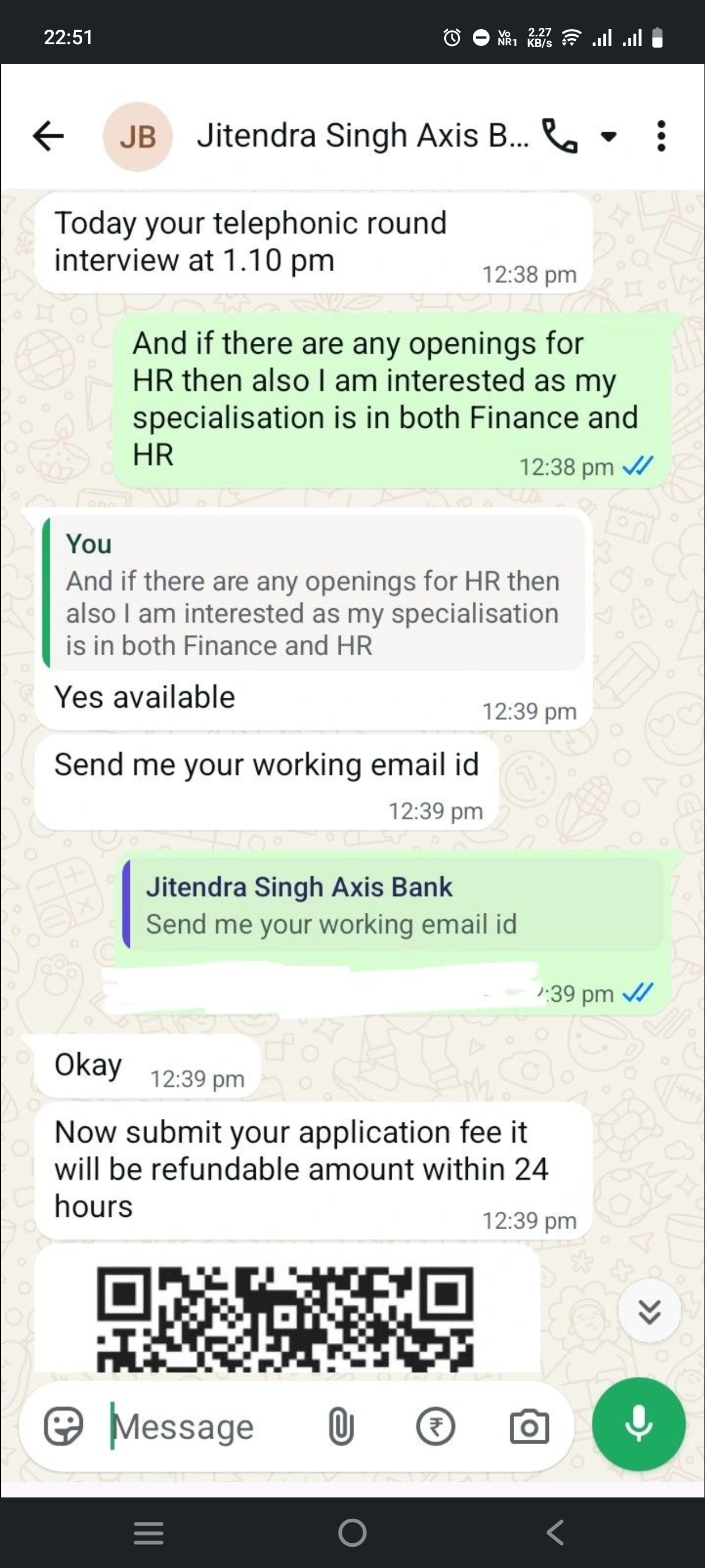 Axis Bank Job Fake And Fraud - image 4