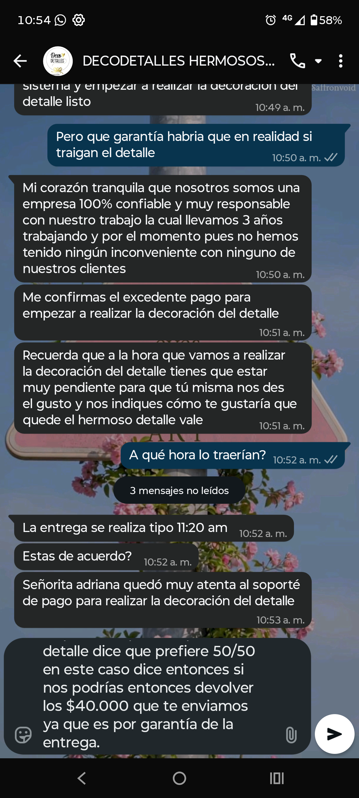 desayunos sorpresas ESTAFA