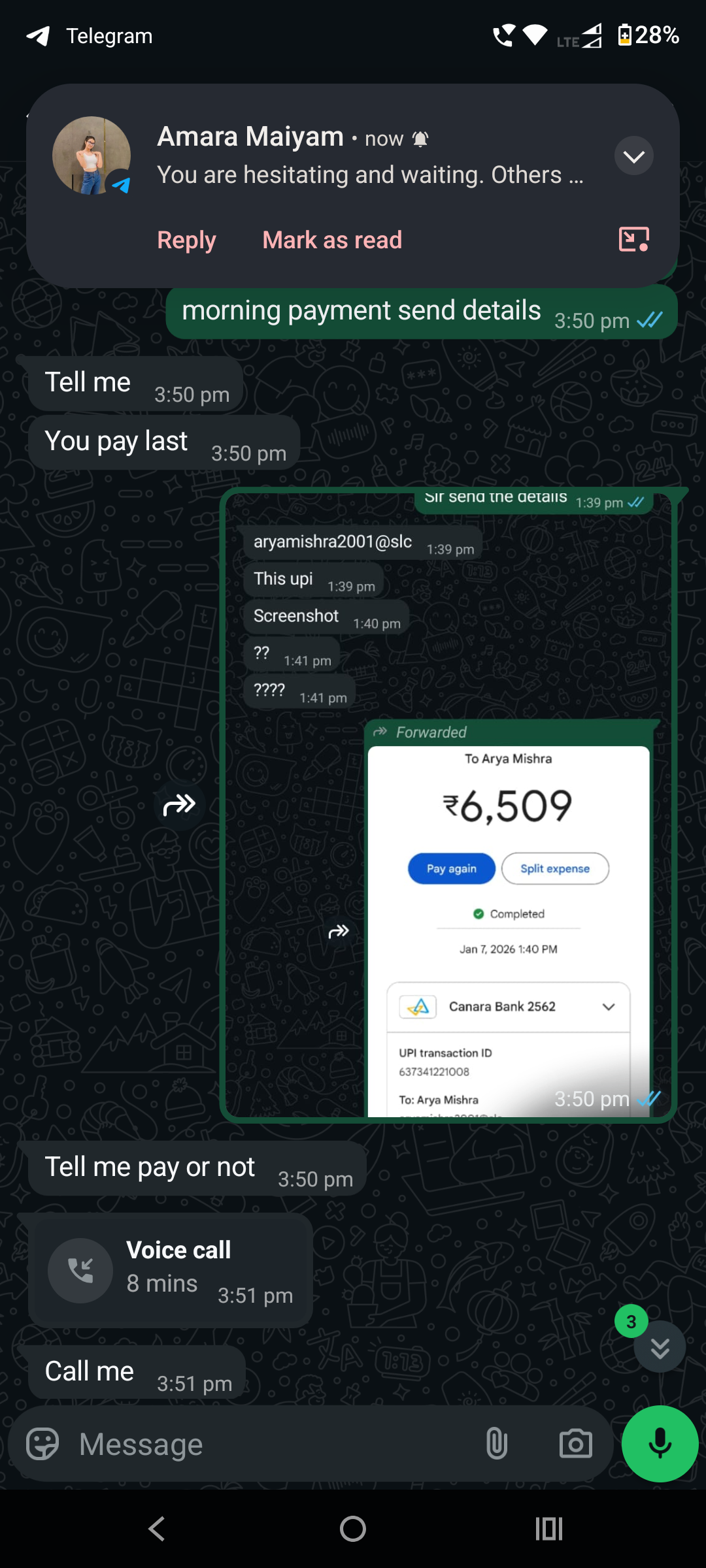 I have taken a loan of 6000 for 15 days after that my payment is done but they are blackmailing - image 2