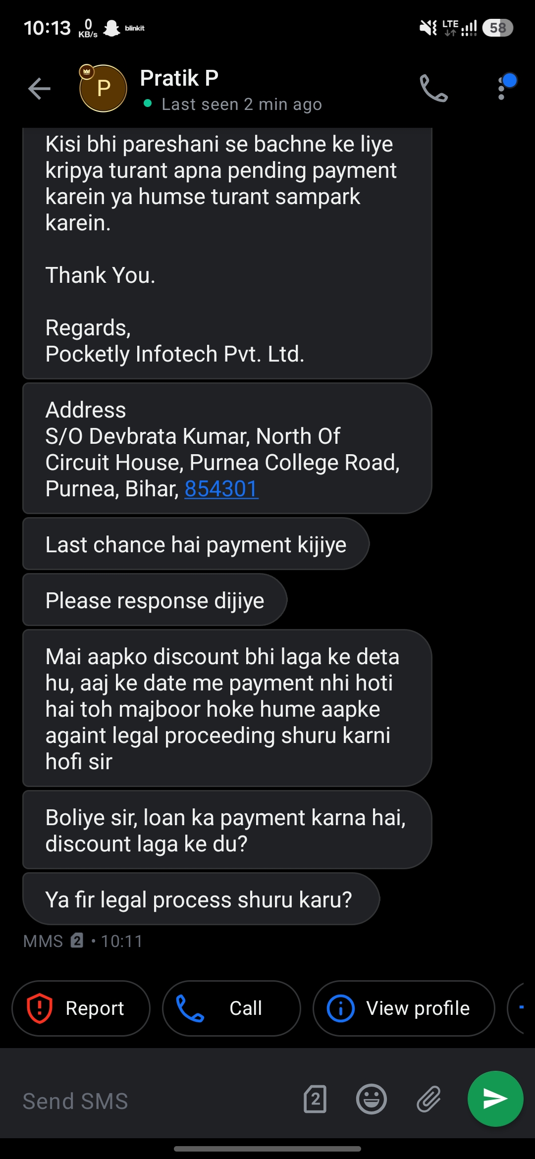 Harassment by loan providers - image 3