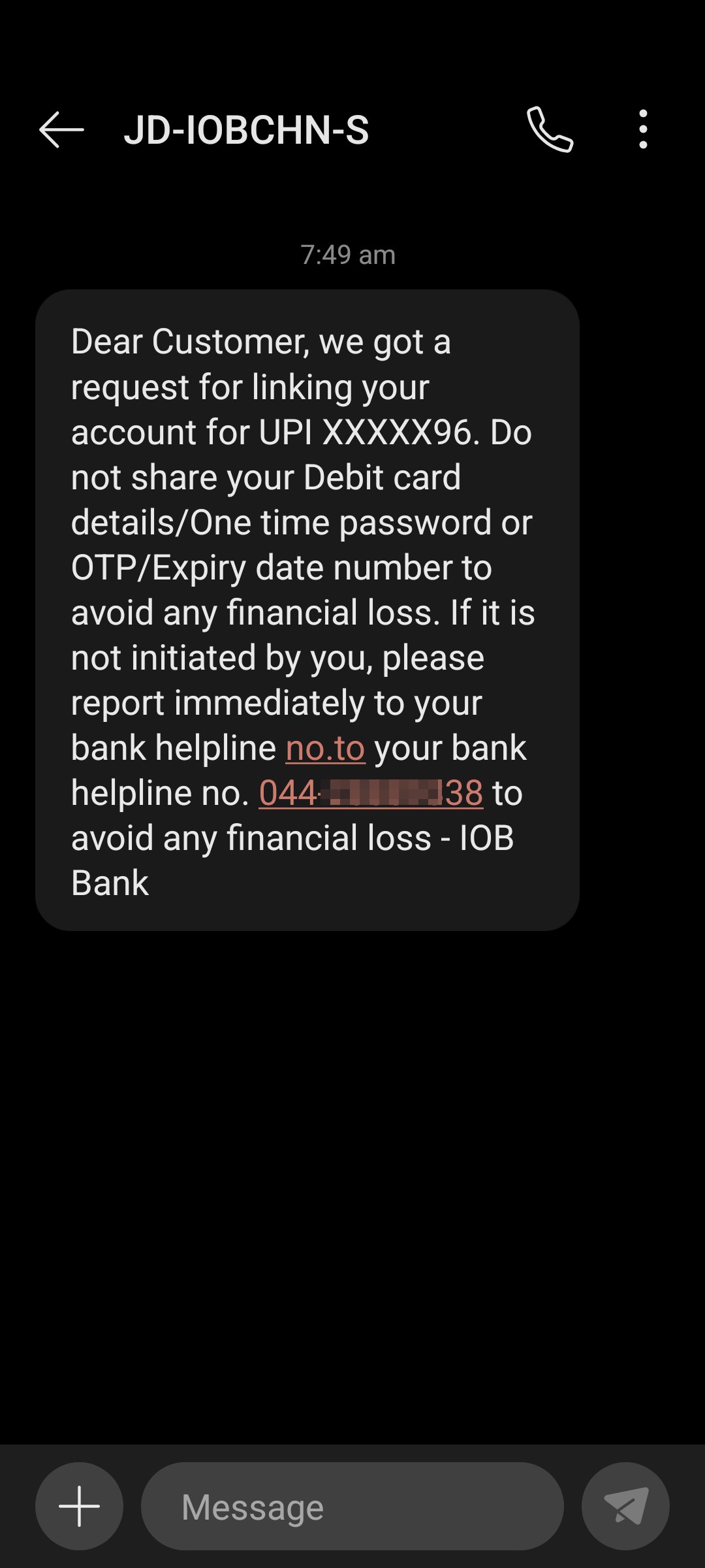 scammer wants to link with my bank account  - image 2