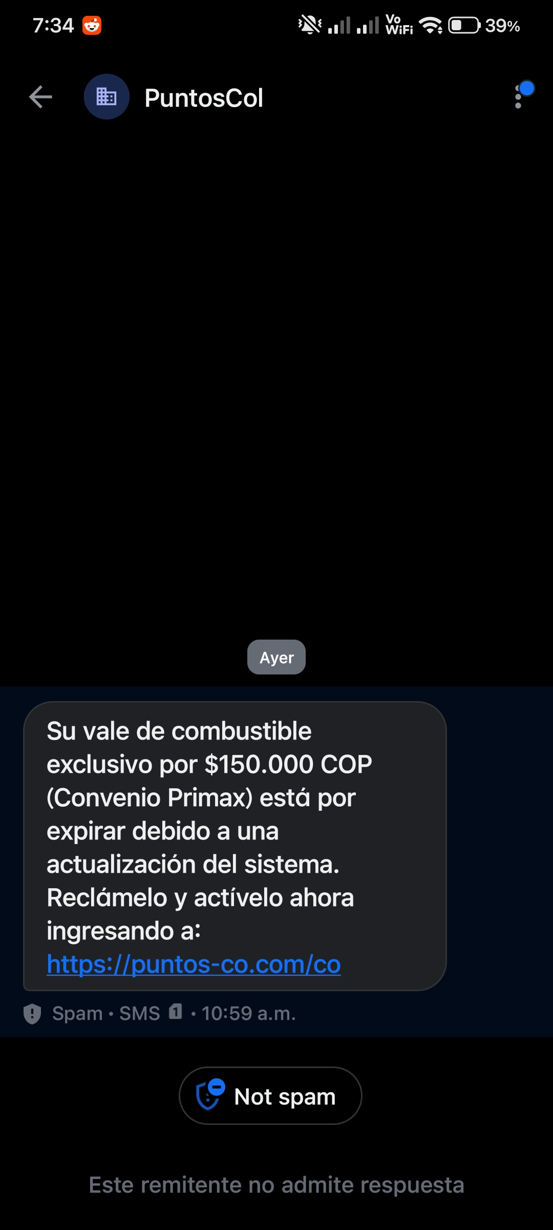 Well-executed scam