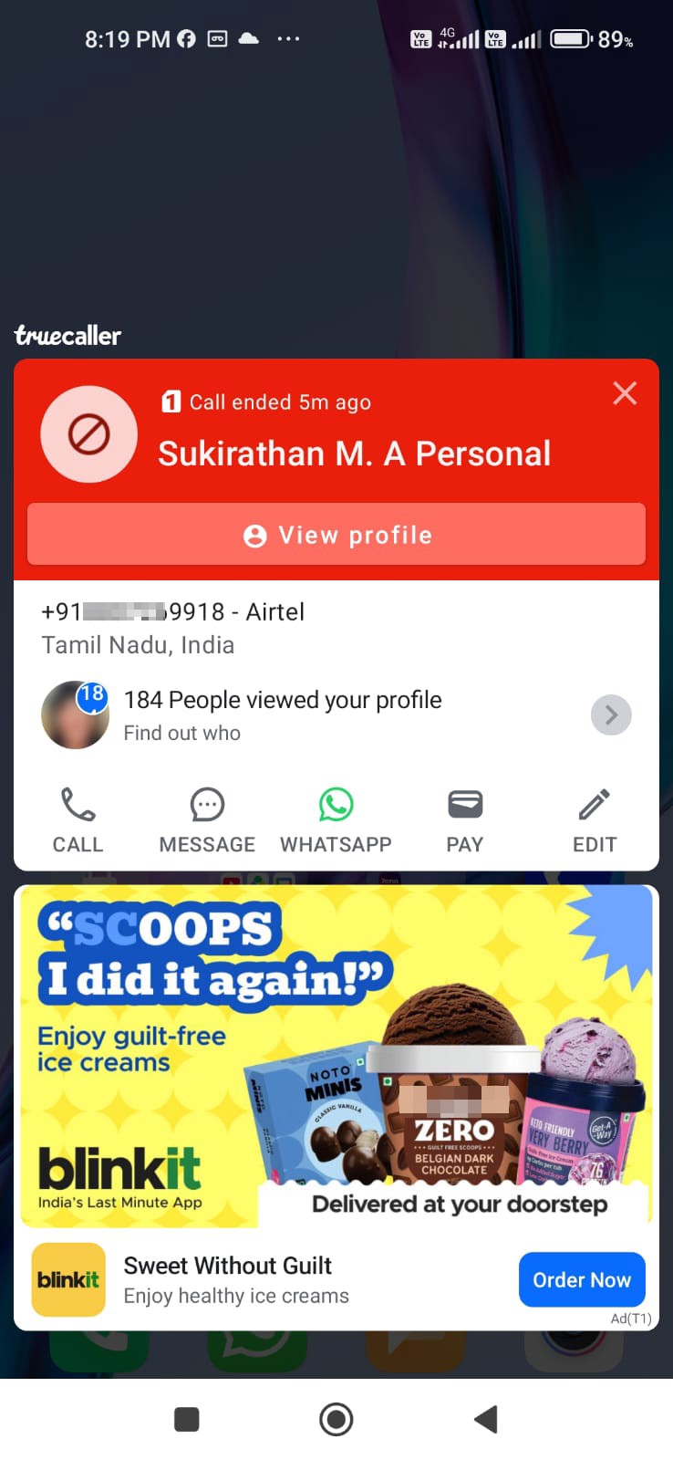 showing my number as a scam or fraud number