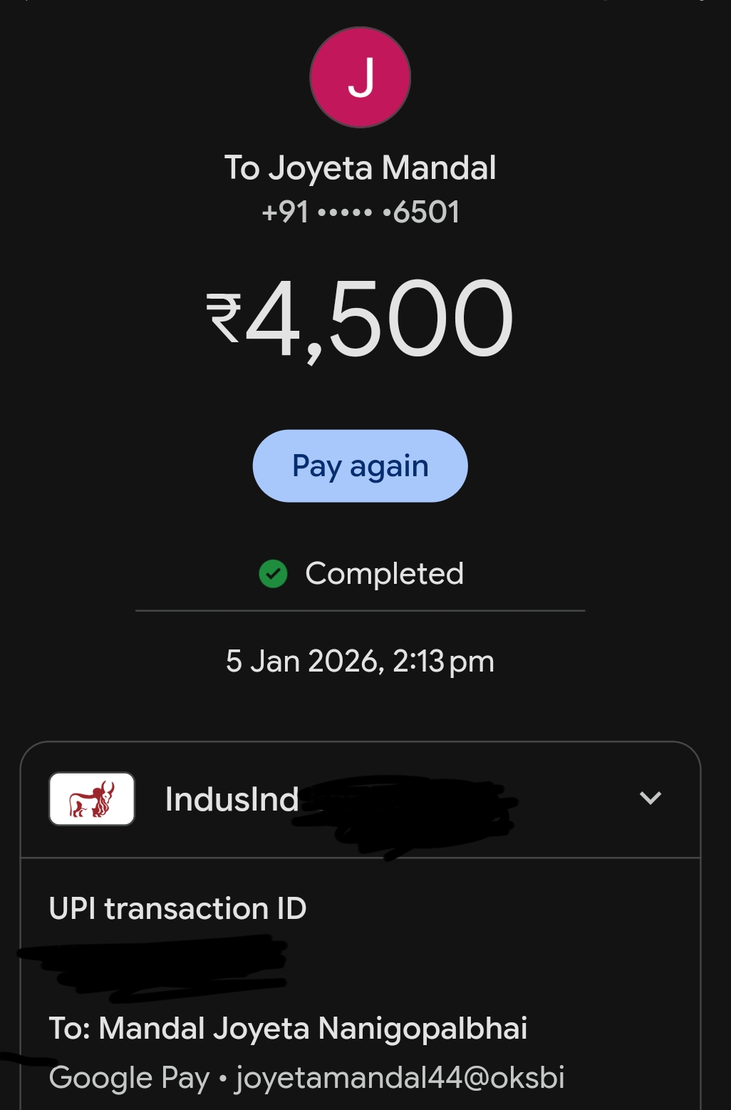 Tinder Scam