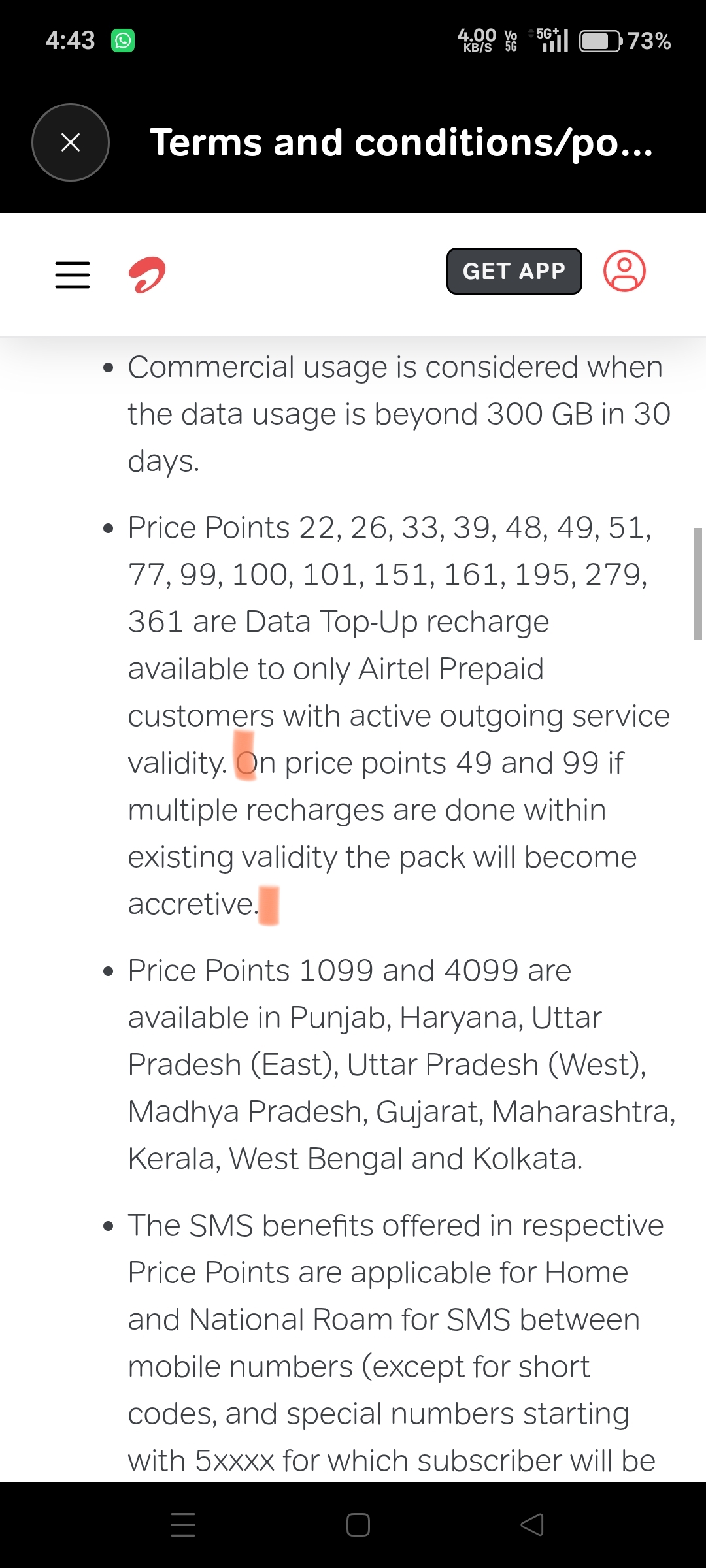 Airtel Rs 99 data plan Scam