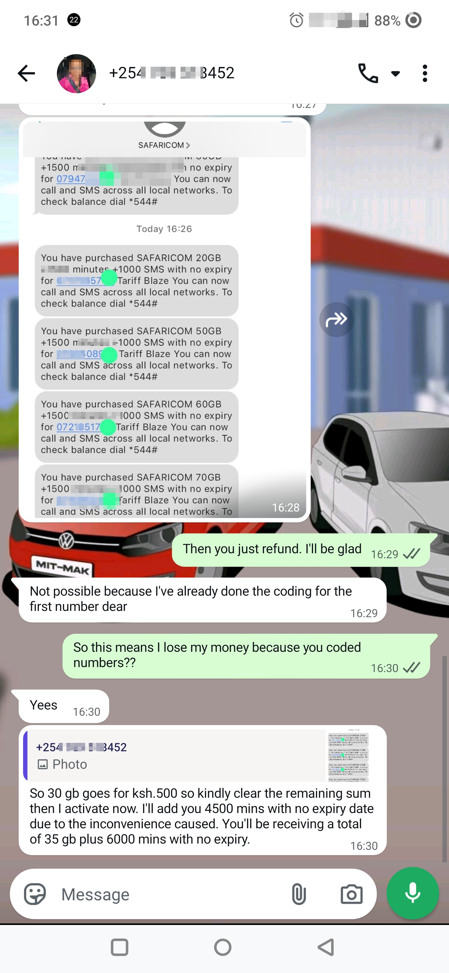 WHATSAPP BUNDLES SCAMMER! - image 2