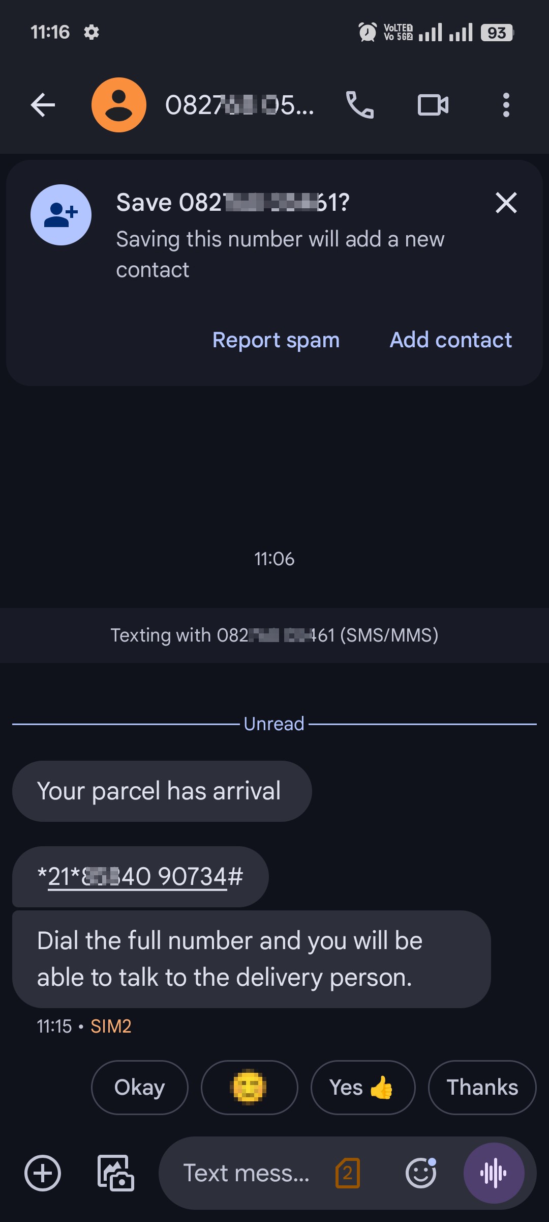 sending toll free number and hacking the entire mobile or call forwarding gets activated  - image 2