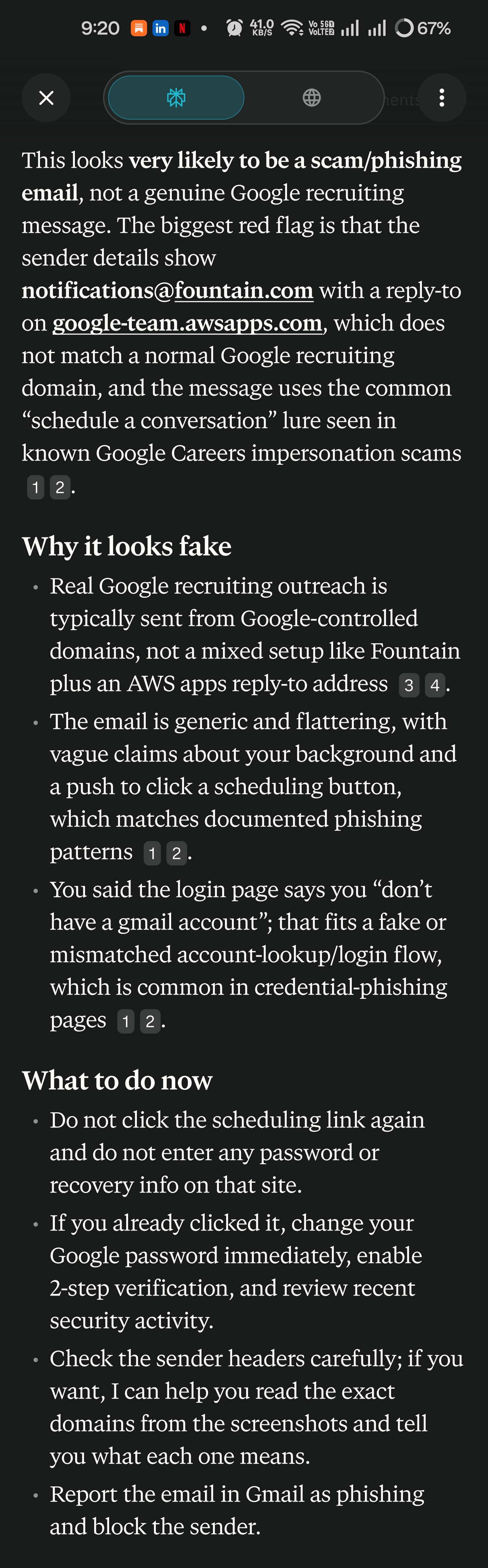New Google Job Scam Email - image 5