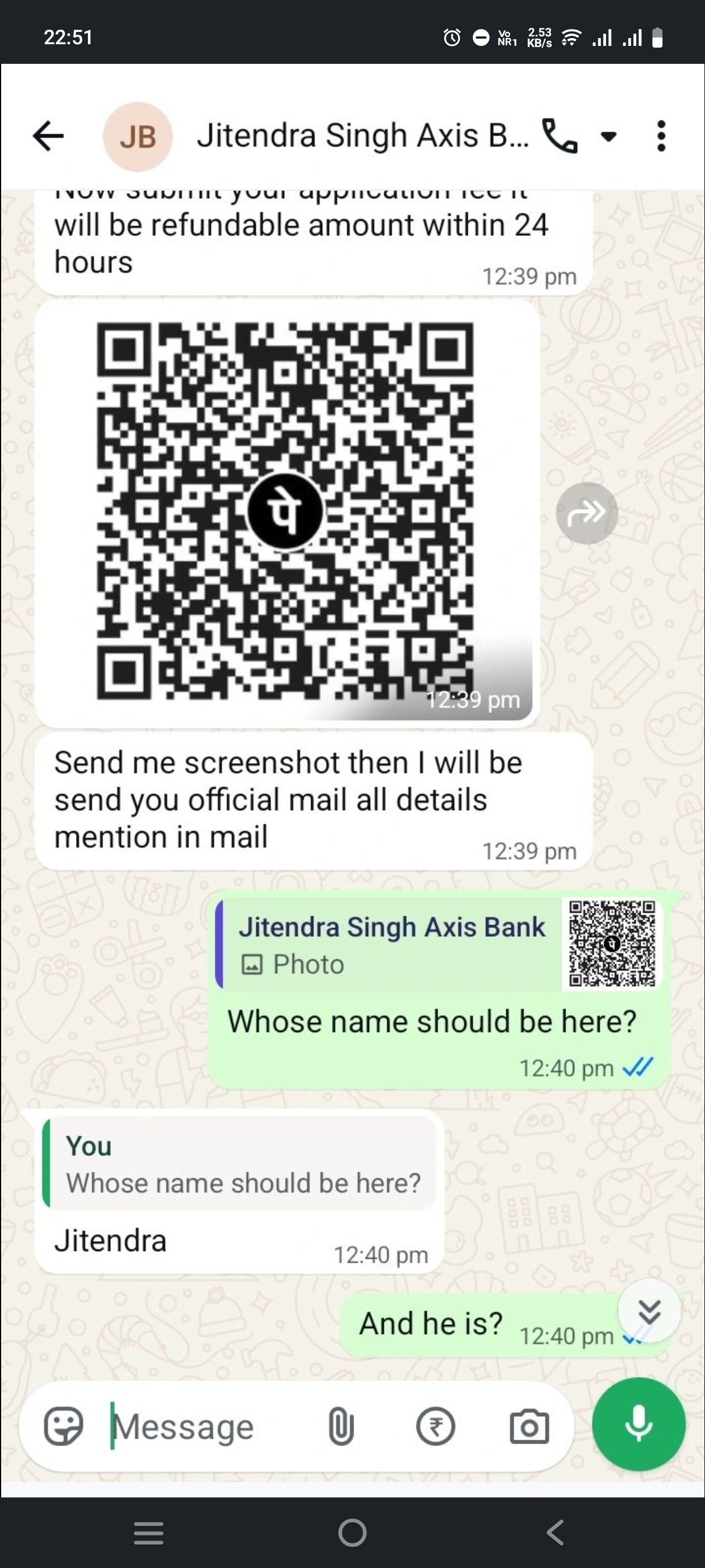 Axis Bank Job Fake And Fraud - image 5