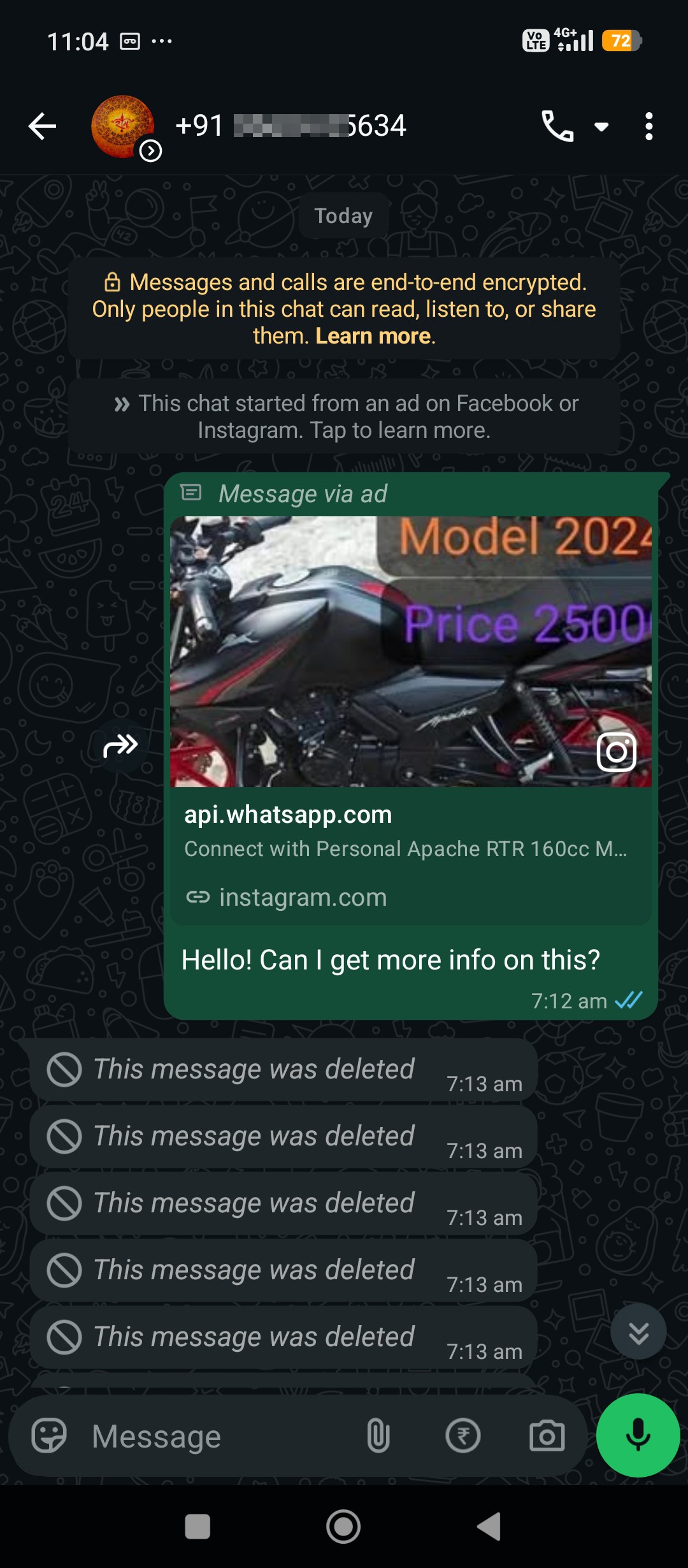 Bike Selling Scam