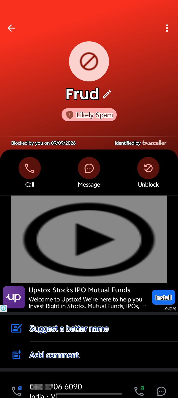 froud call 