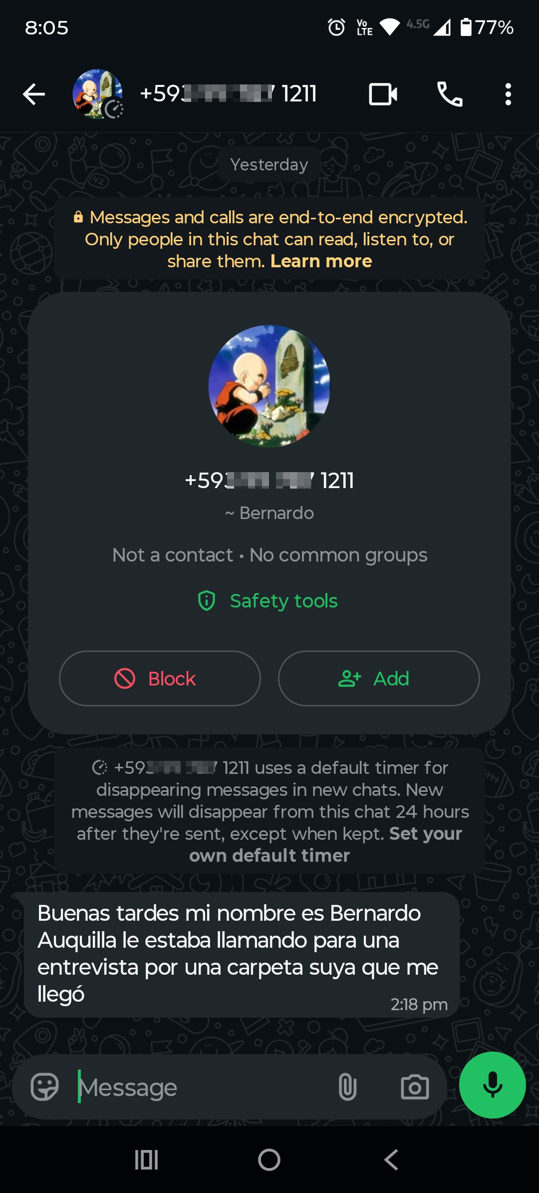 Very suspicious and dangerous