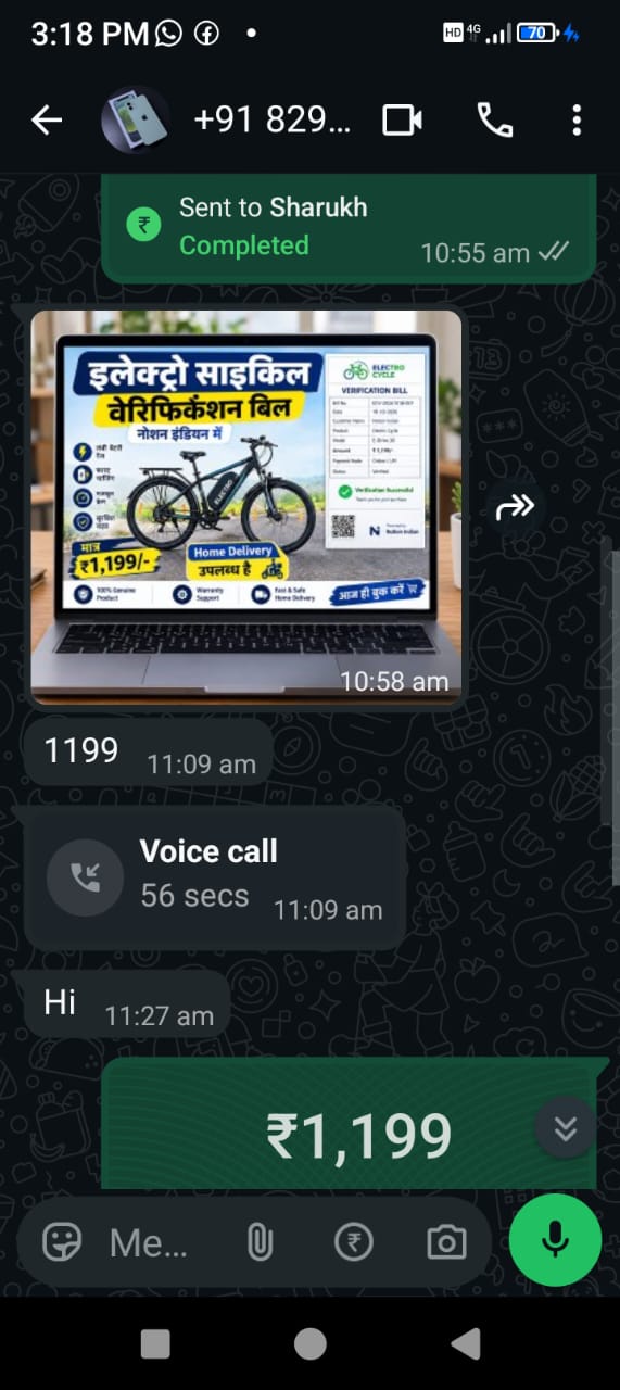 Fraud in the name of electric cycle - image 2