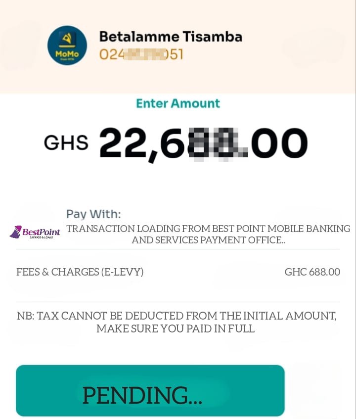 20$ is sent to you from someone at USA and you supposed to call on mobile banking manager to receive