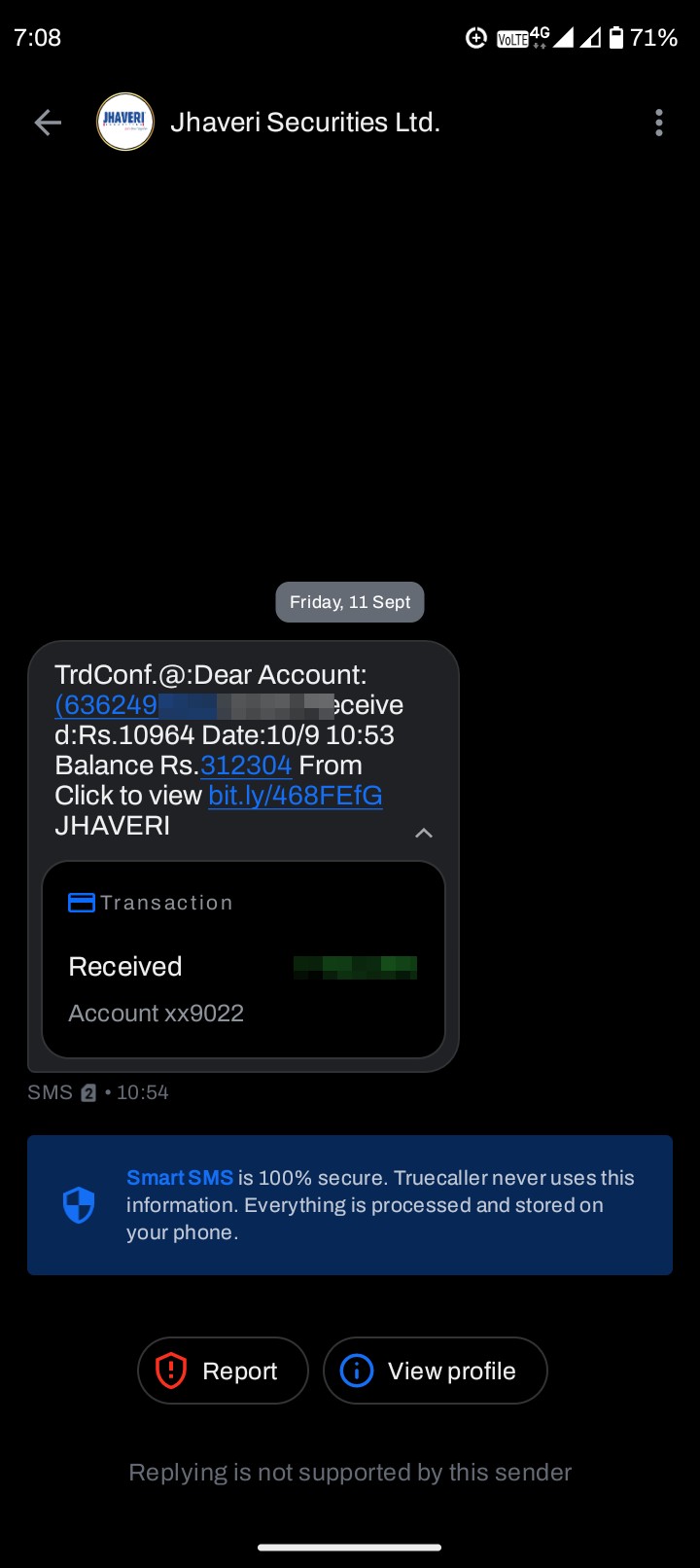 froud account  setteled