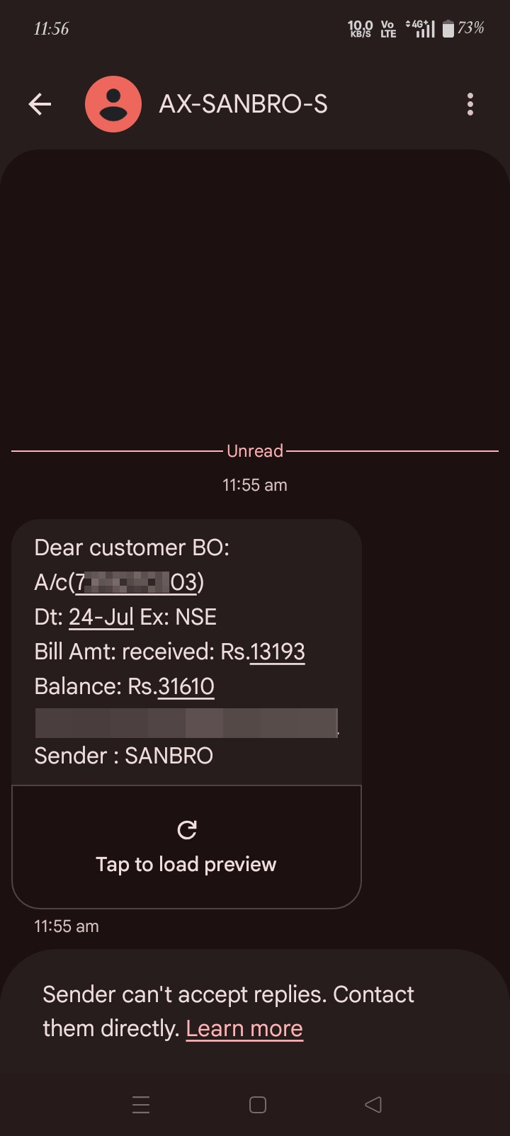 Fraud Messages