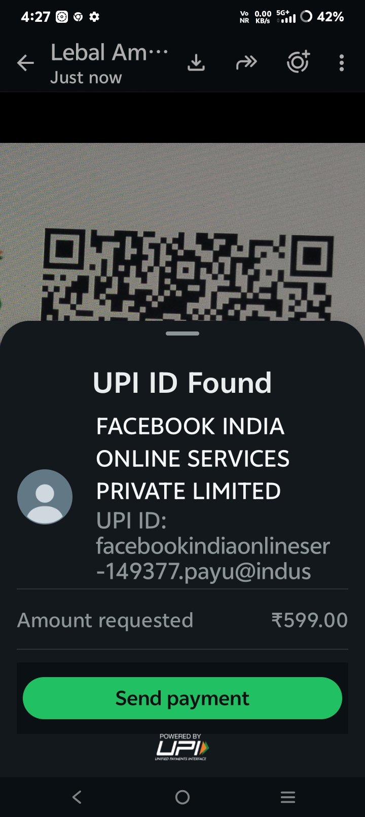 I placed an order on WhatsApp, the money was sent, but there was no contact. - image 2