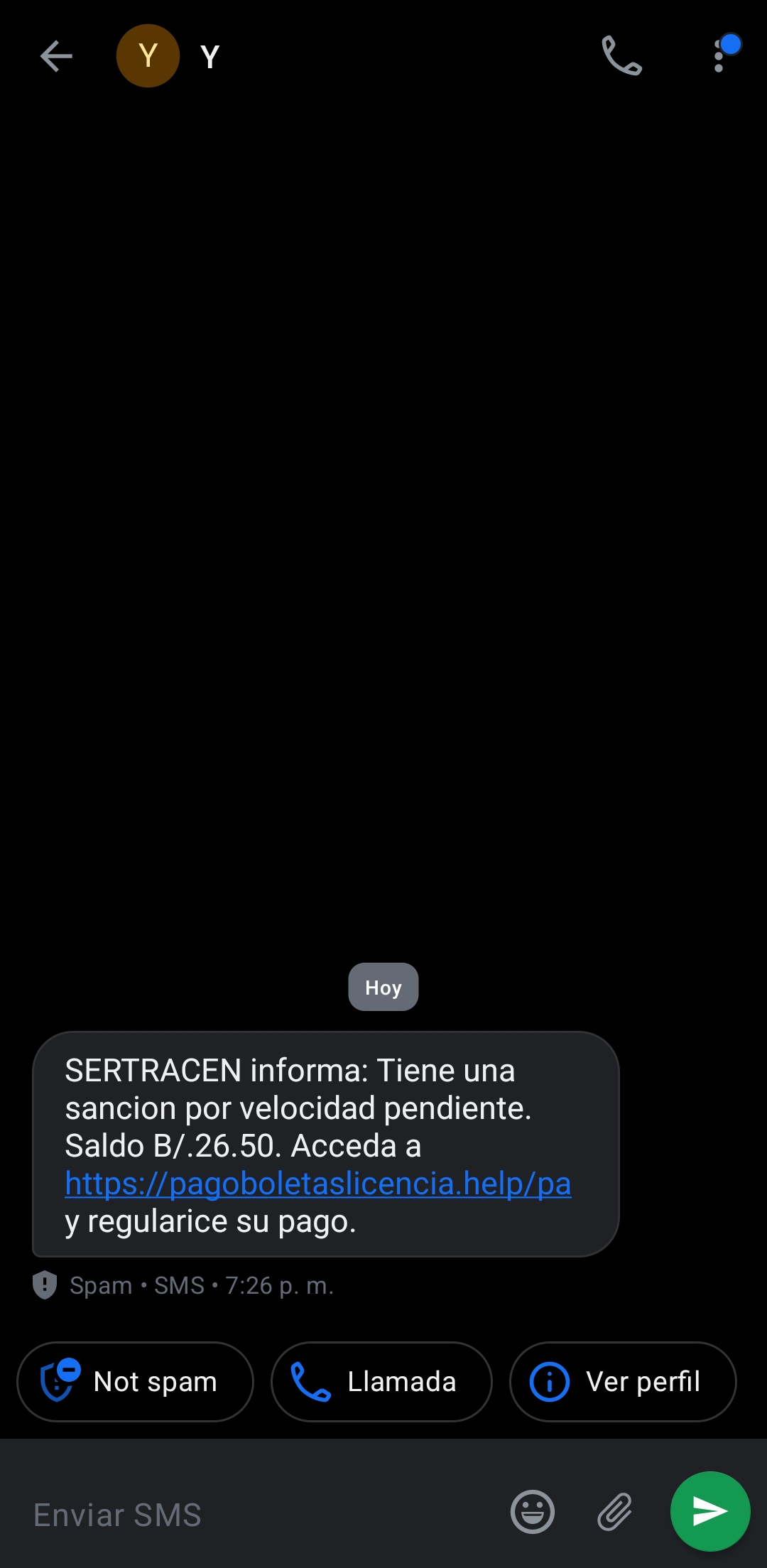 Scam!!! I don't even have a car and they say I'm being fined