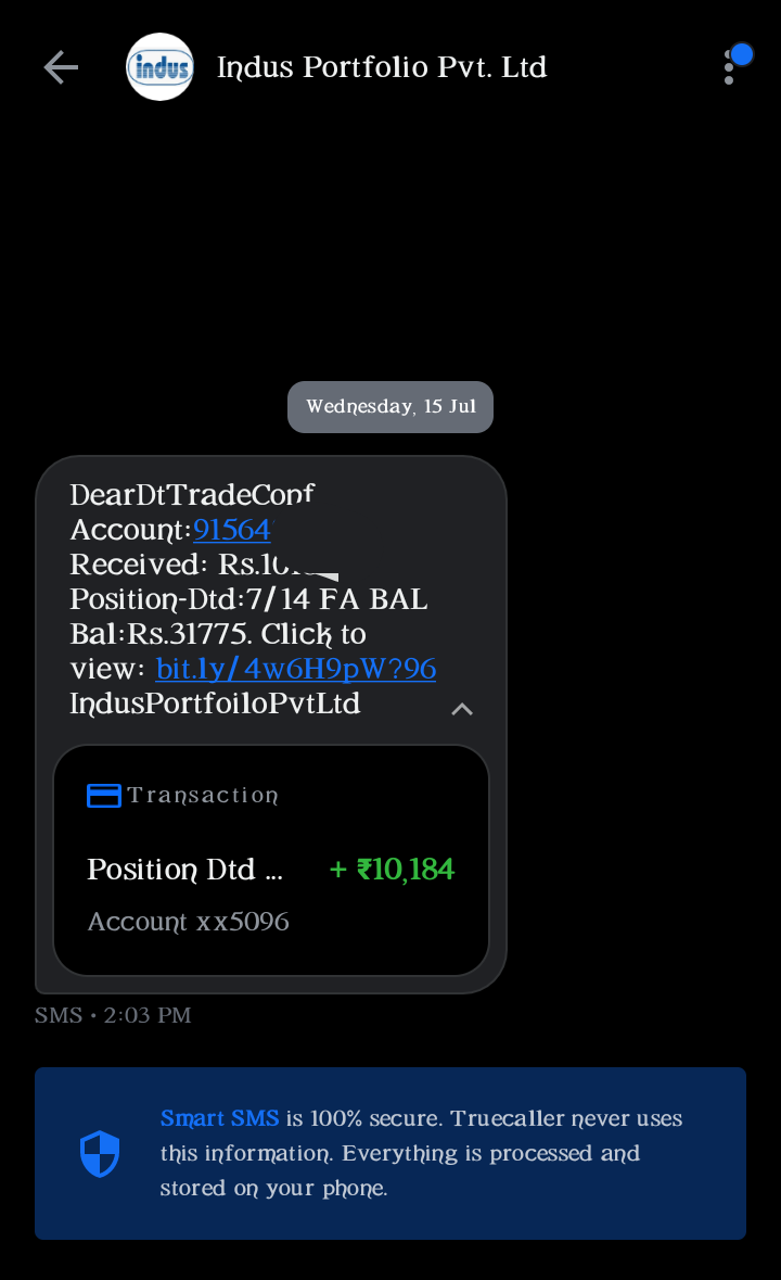 They are telling me that there is money in my account, please check it. 