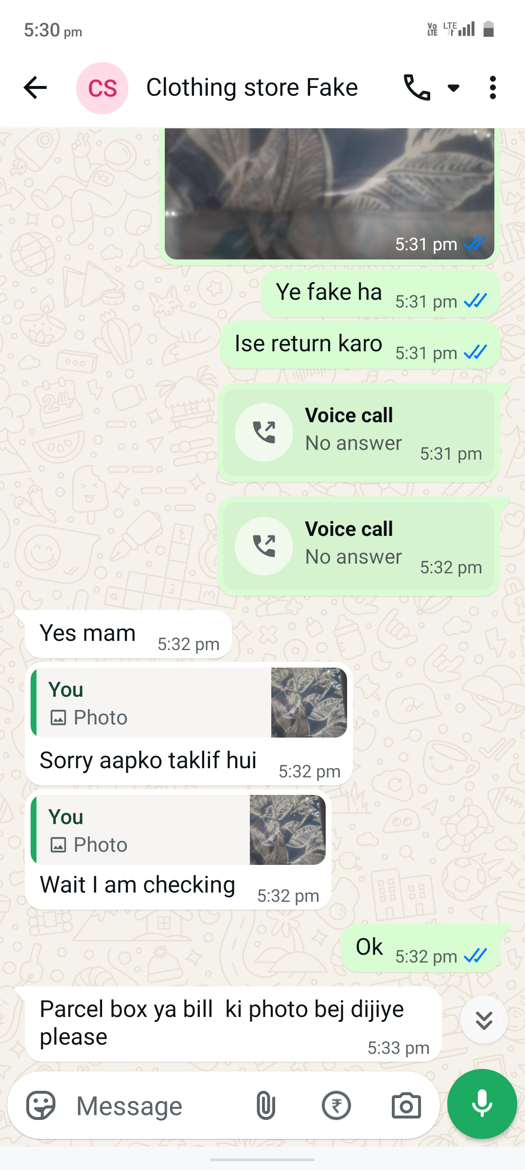 I ordered a suit from Instagram a few days ago, which sent me a simple kurti. - image 2