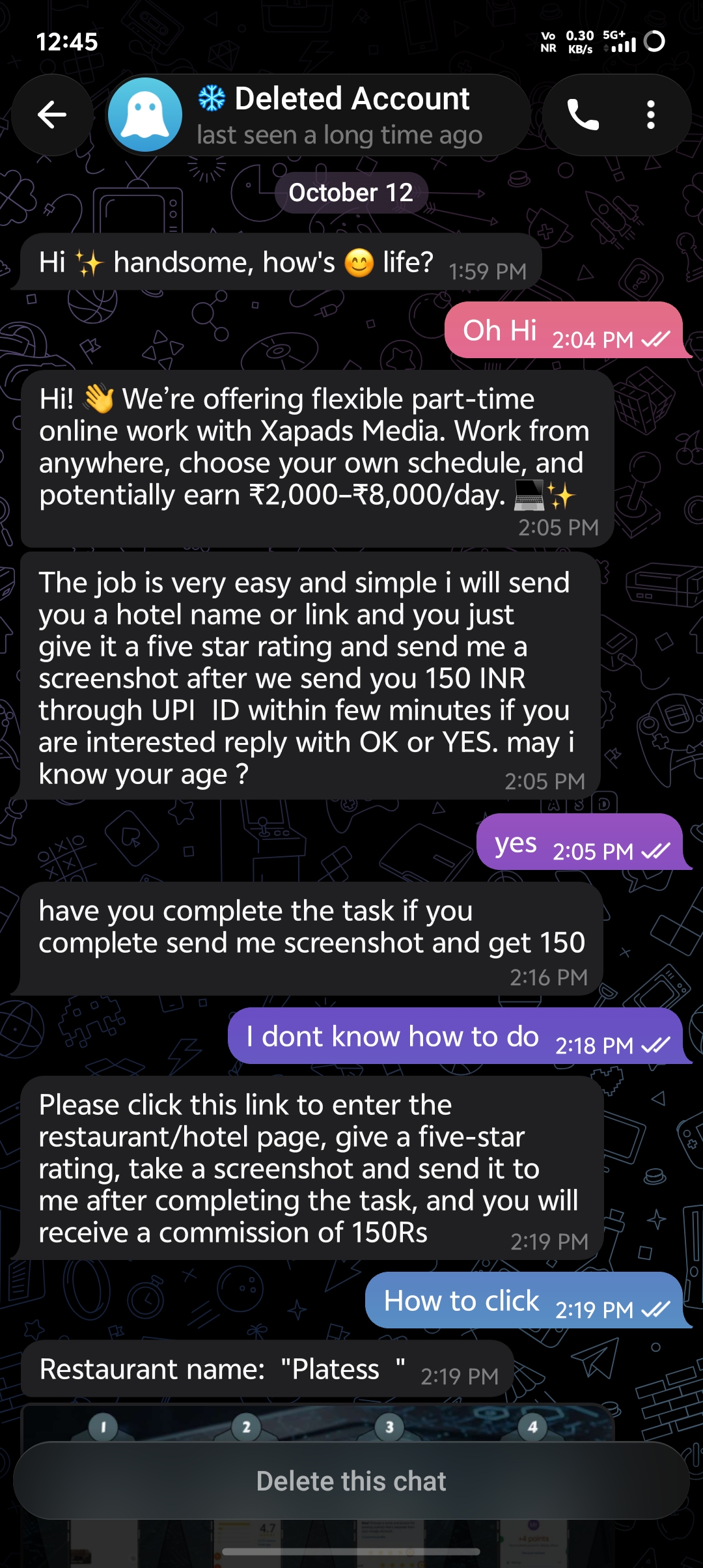 TELEGRAM SCAM