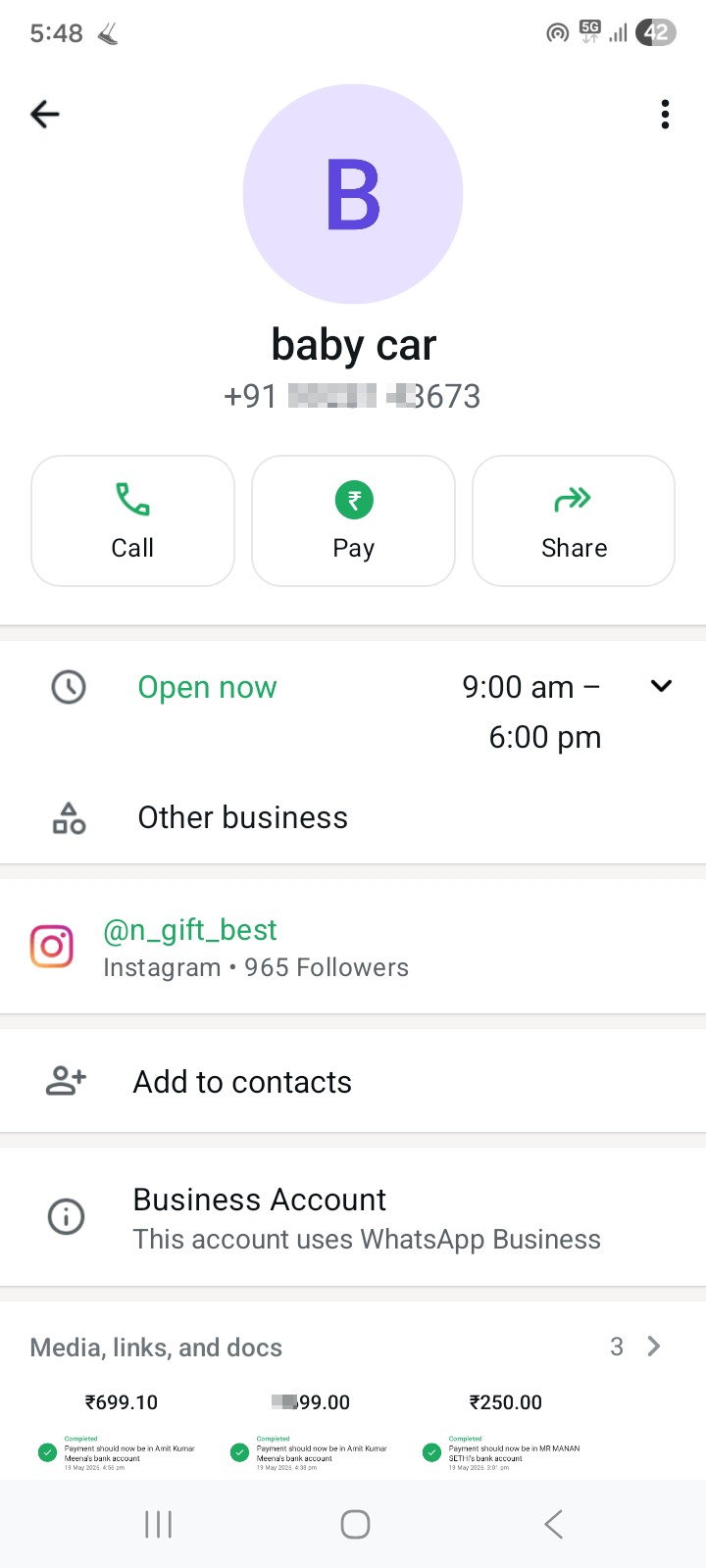done by mistake plz avoid this thing if you are ordering item through insta