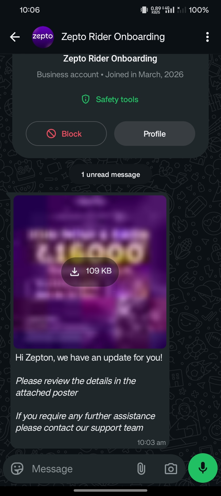 whatsapp cyber scam