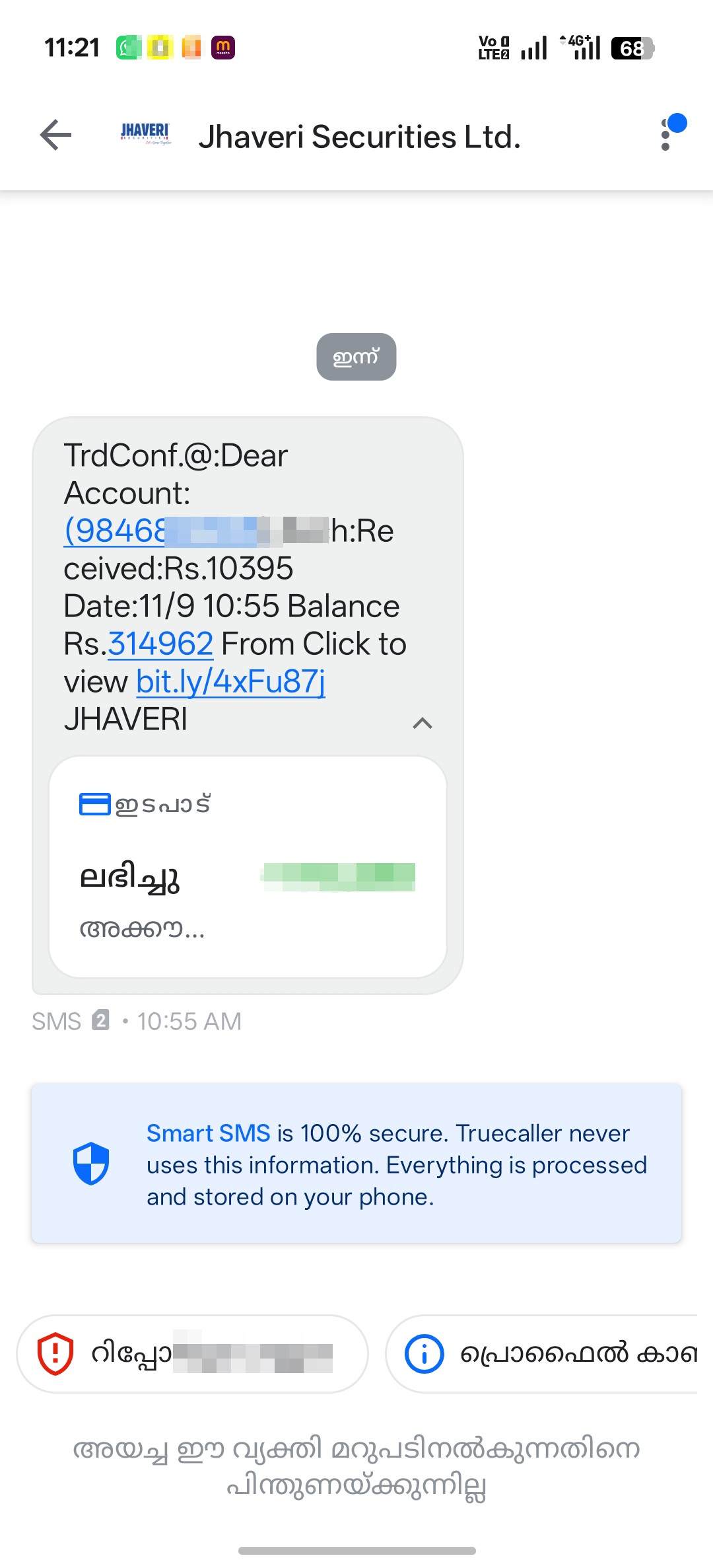 This is a message that keeps appearing in my messages regularly. Is this a scam?