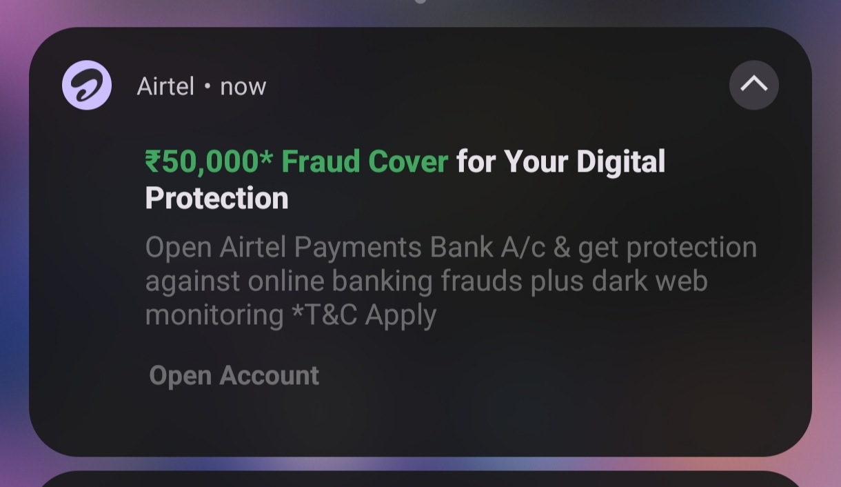 From Airtel 