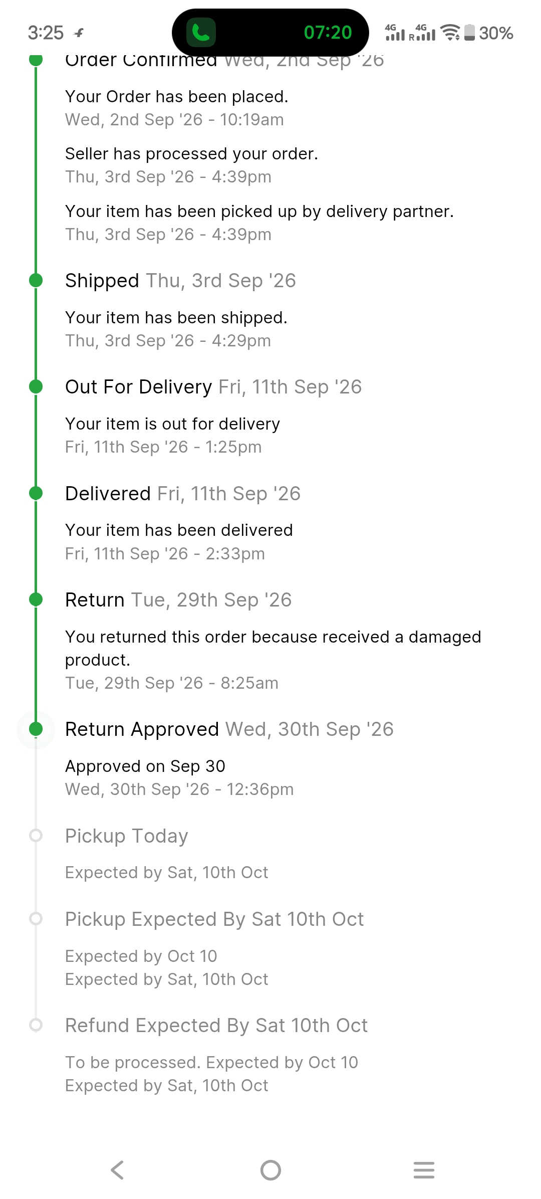 15 September se pick up karna me notanki kar raha hai 