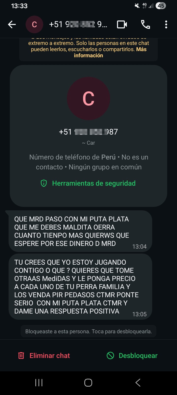THREAT THROUGH LOAN APP