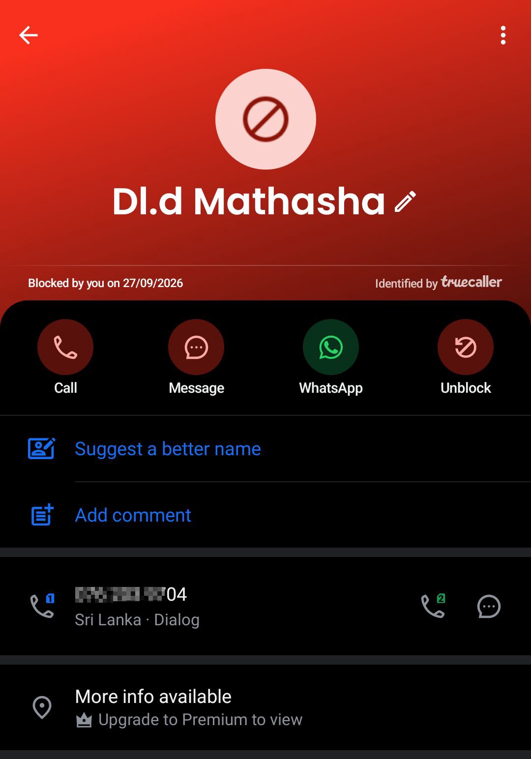 Nuisance Calls/ scam call