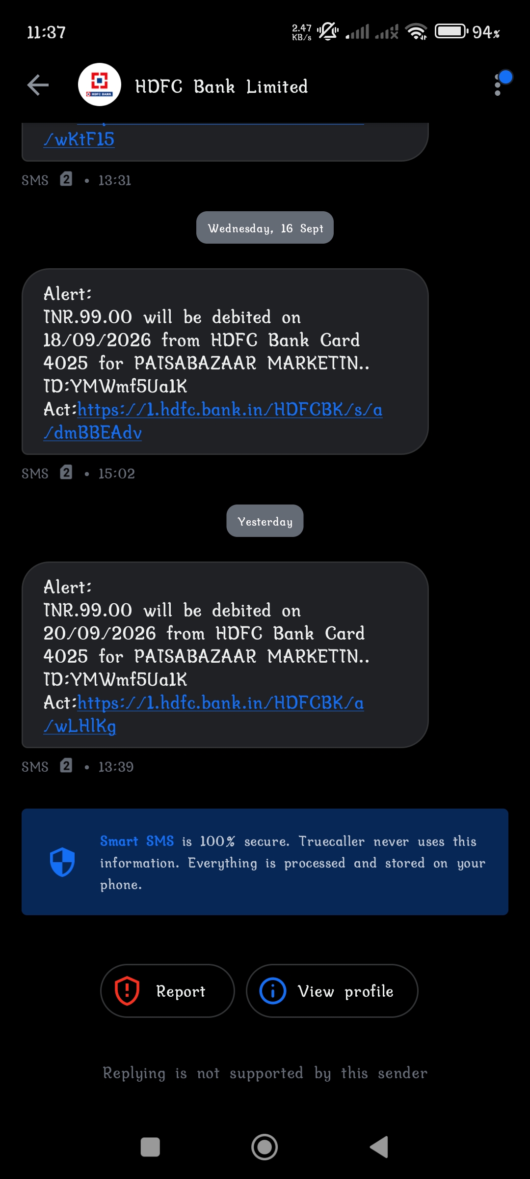 polcy bzar scam