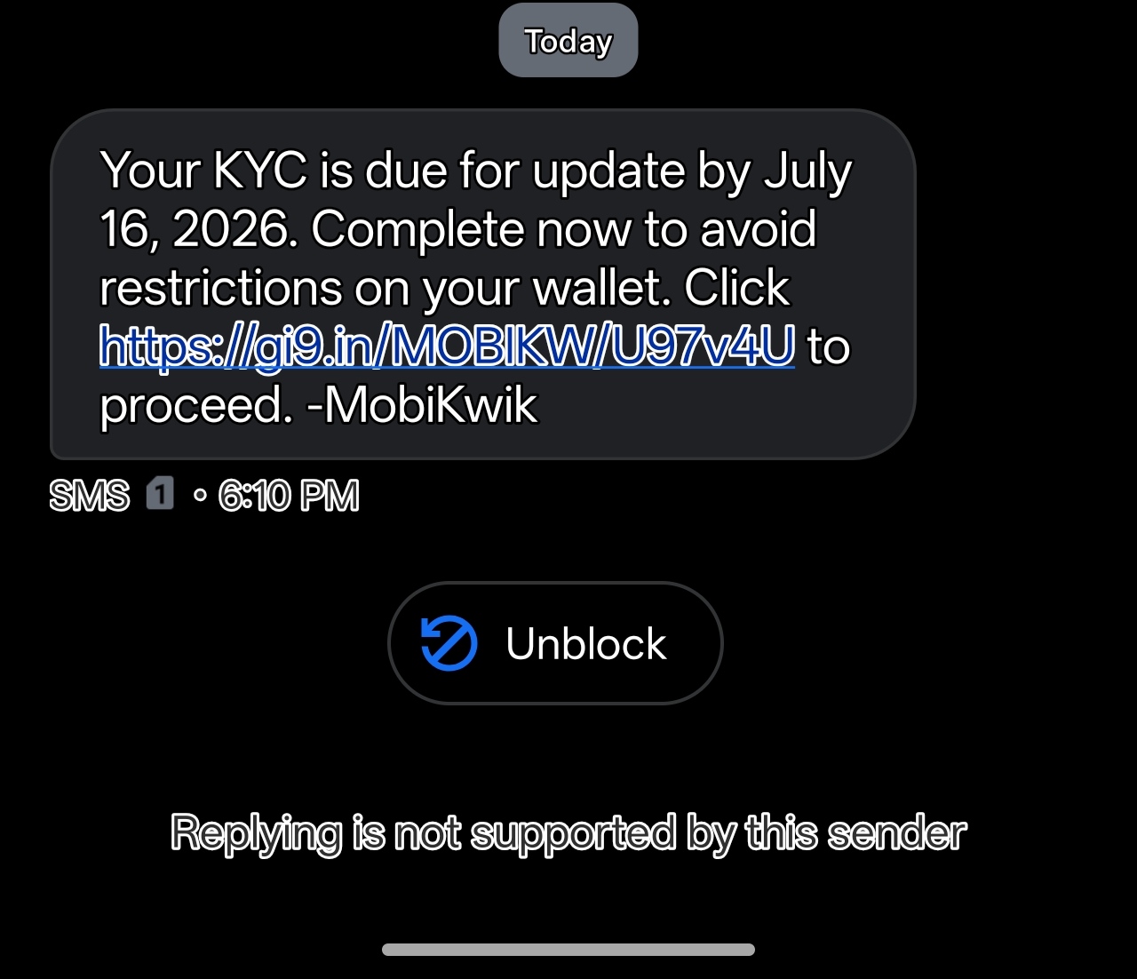 Message money Faurd Scam