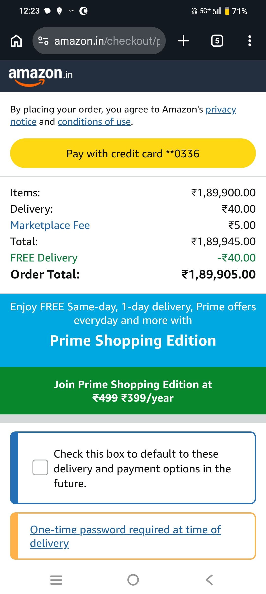 New brand mobile just 5000/-scam - image 9