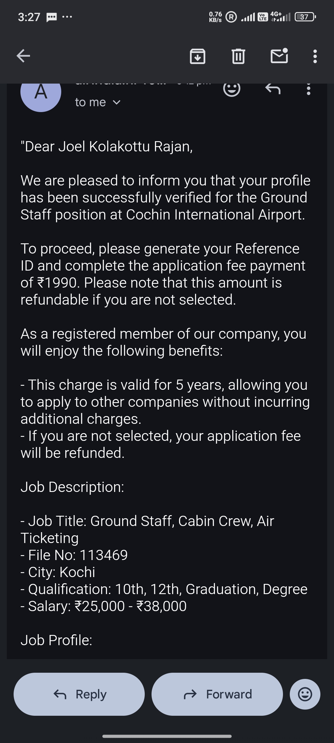 Air India Job Scam - image 2