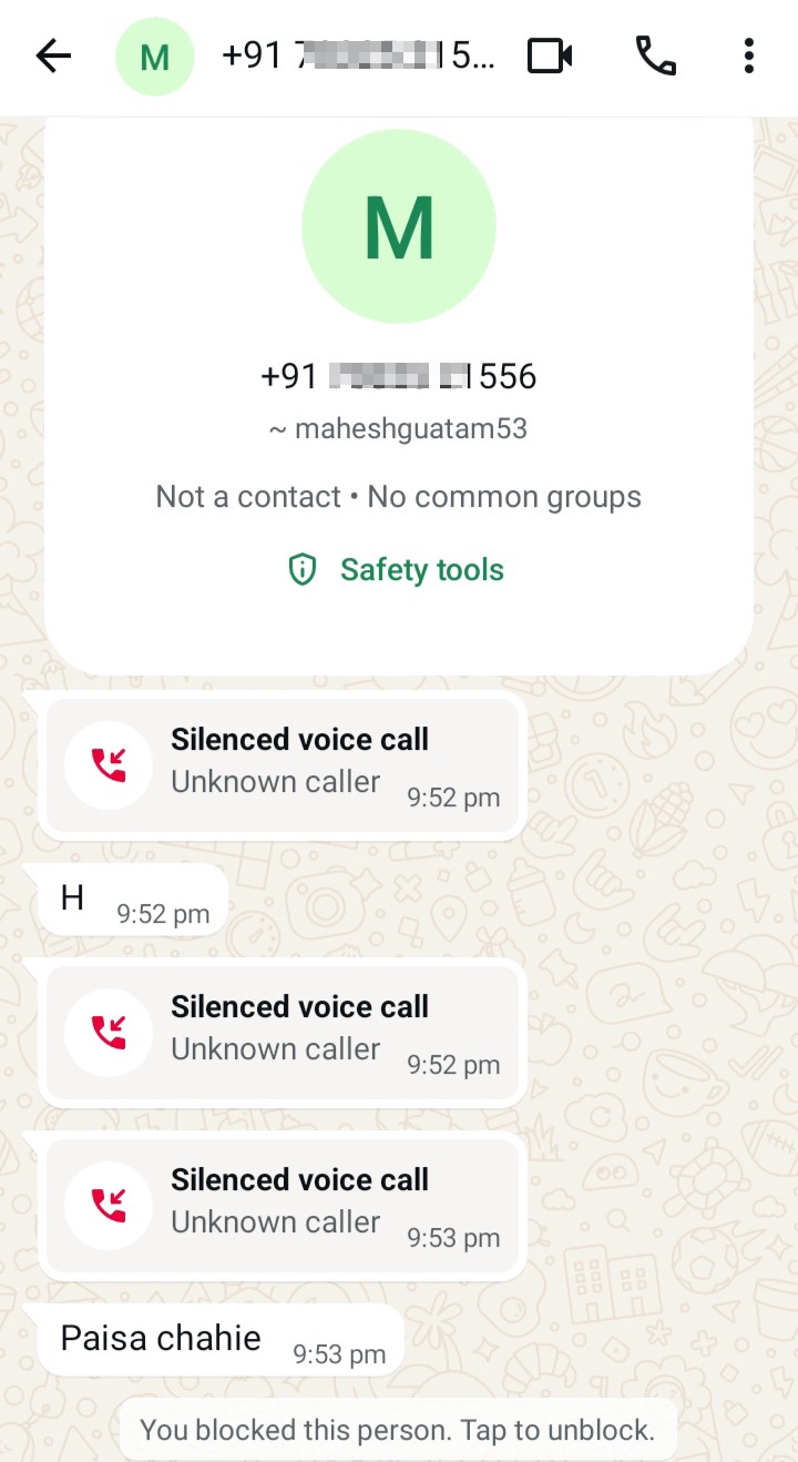 nee scam alert they're gang 