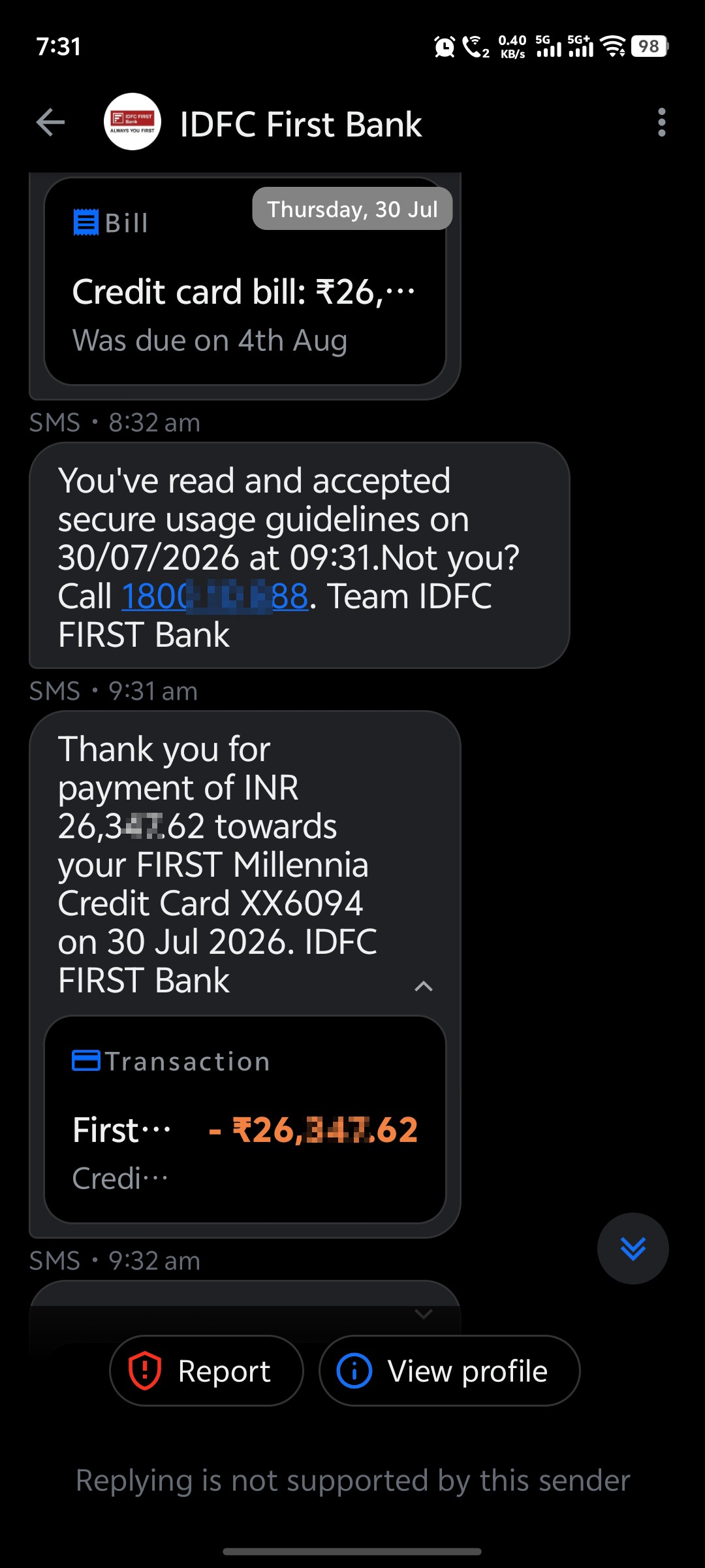 IDFC credit card bank - image 2