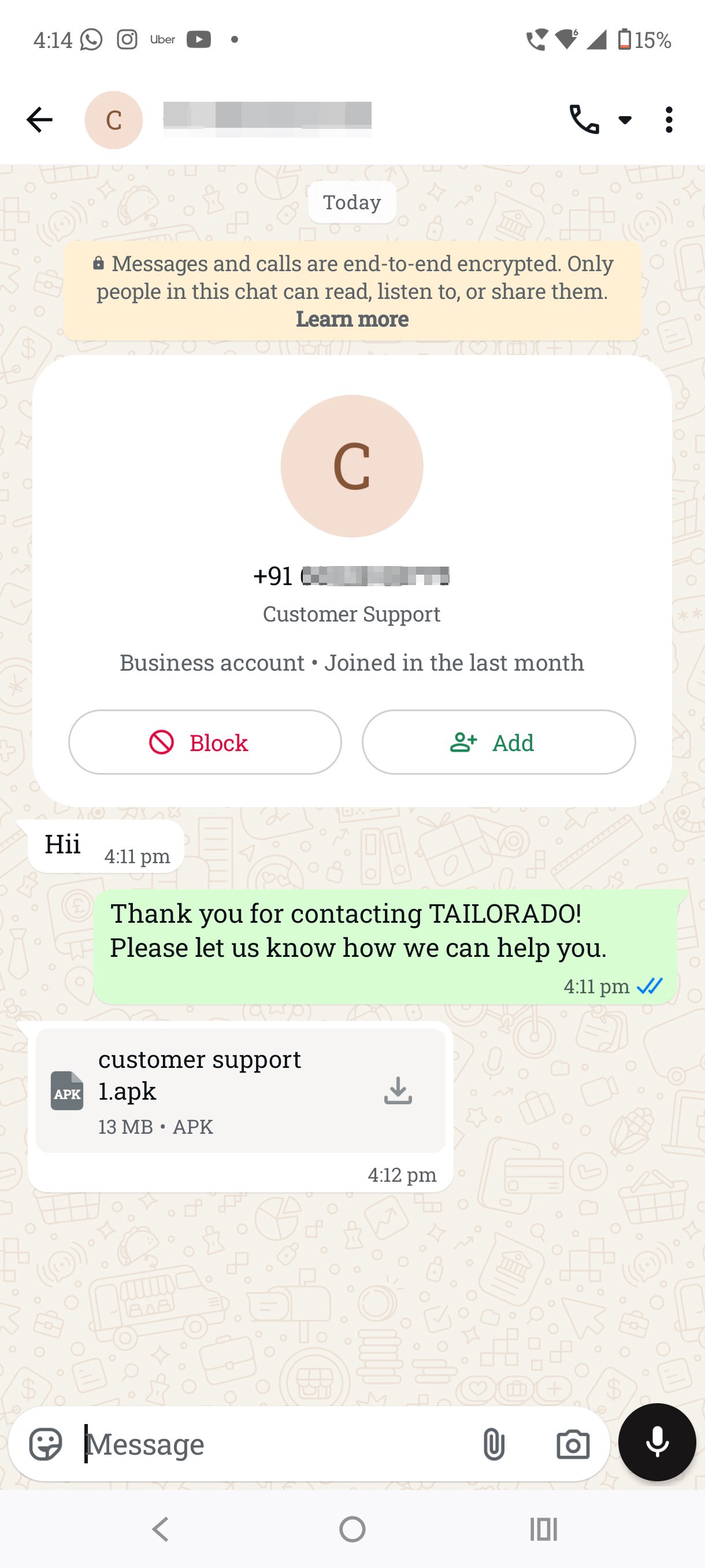 customer support 
