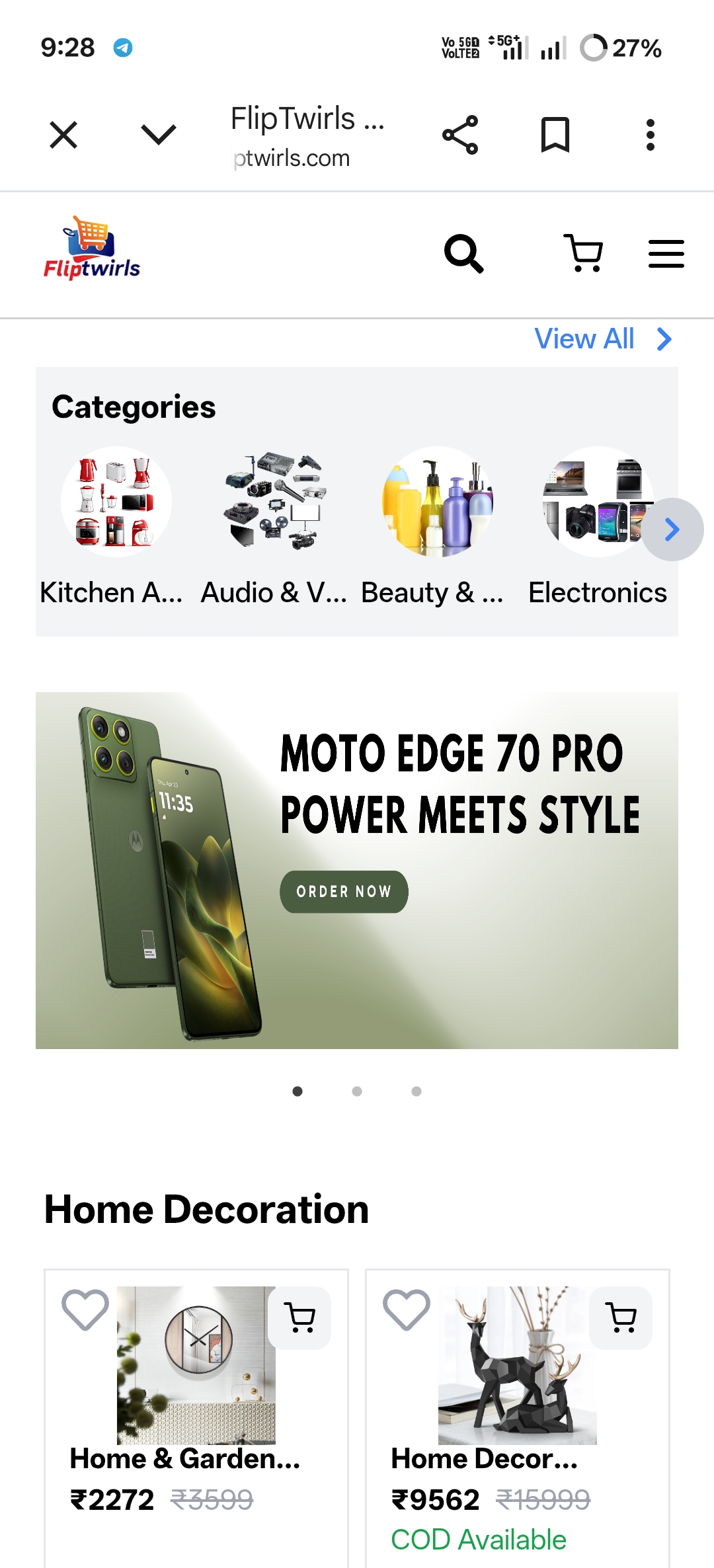 This shopping app is very proud.