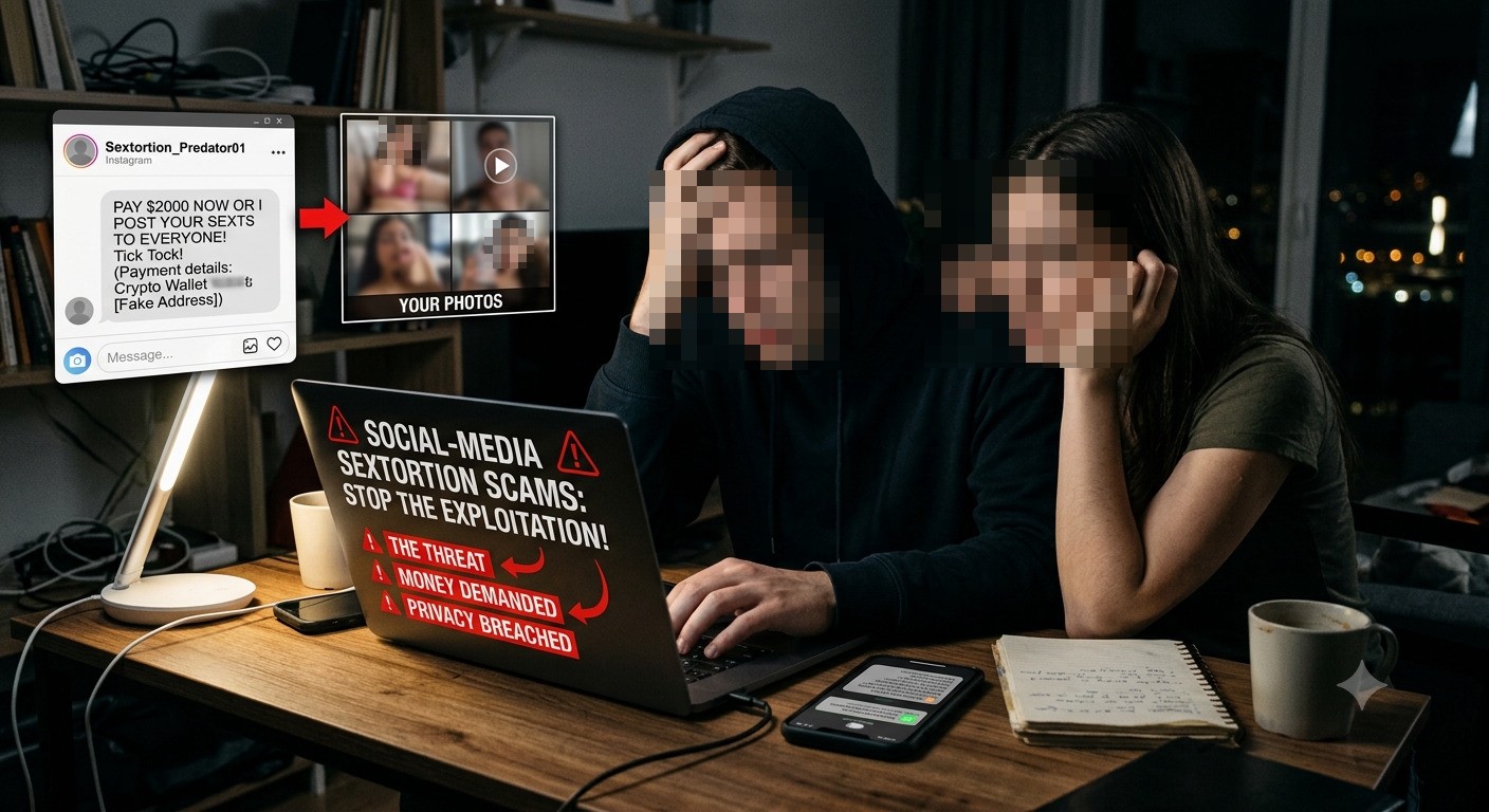 Social-Media Sextortion Scams Target Lonely Individuals
