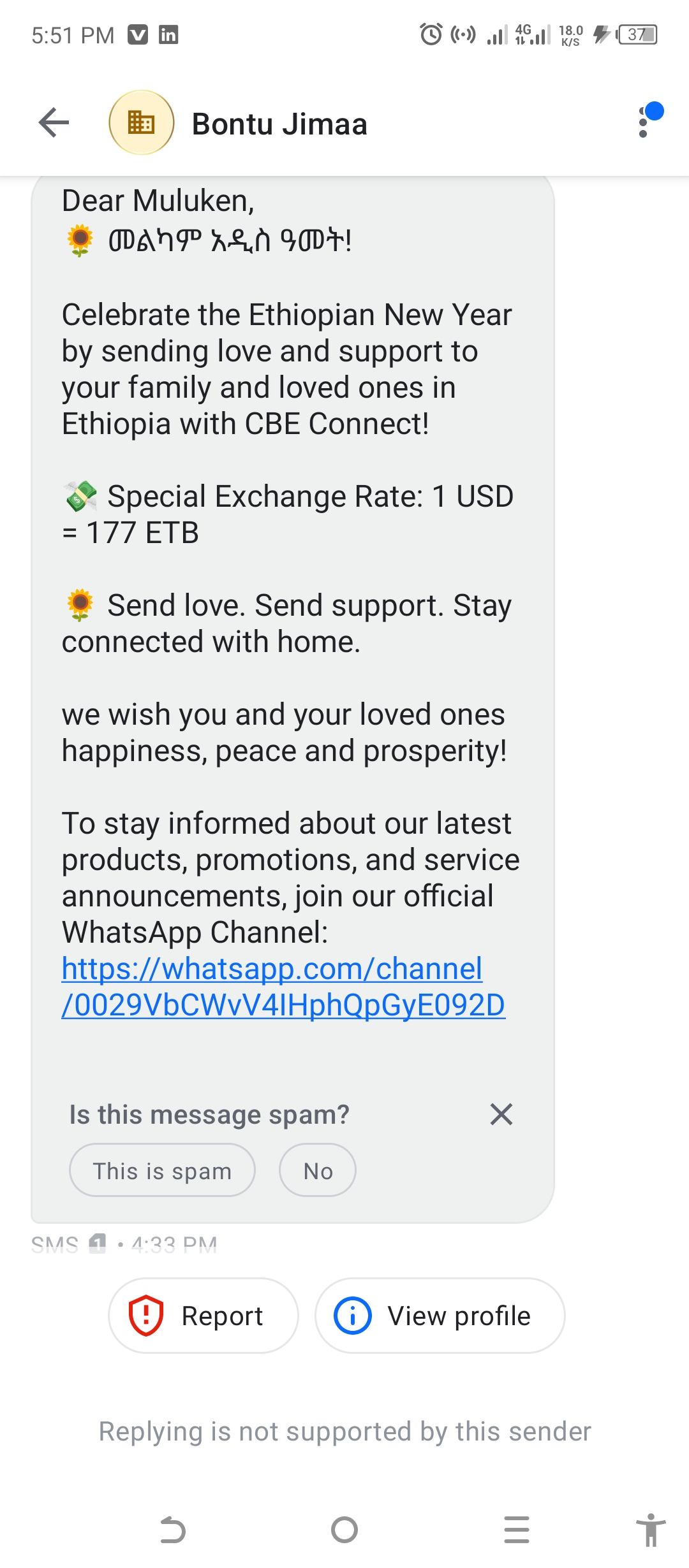 Dear, Ethiopians!