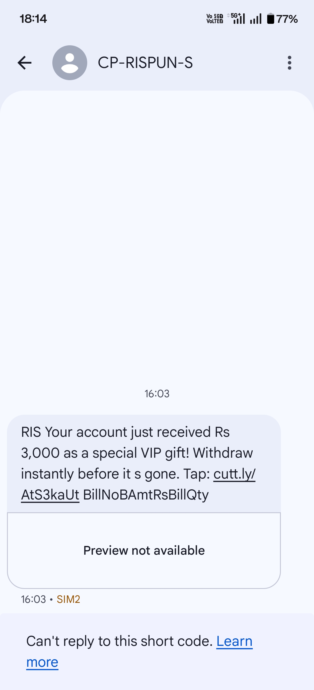 Gift card scam 