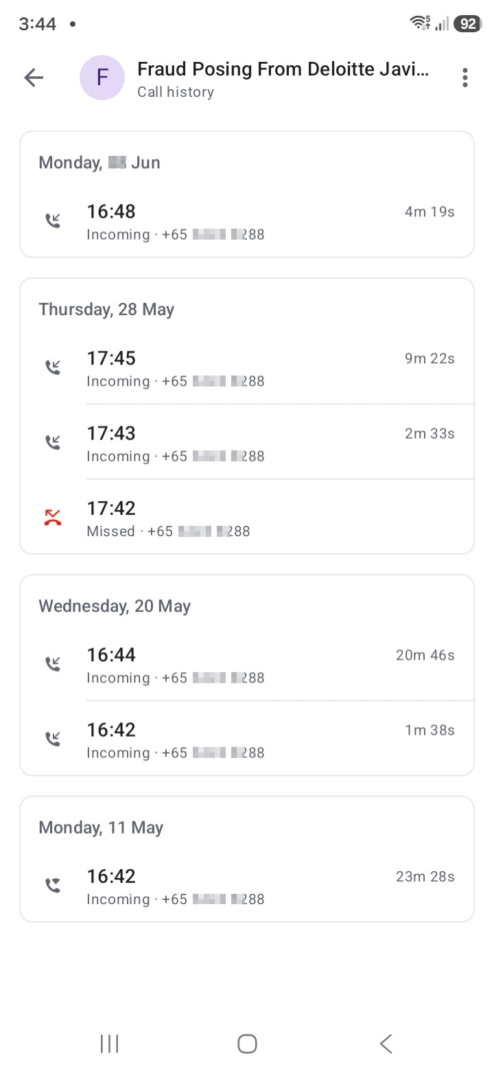 jobs fraud scam reporting as recruiter for deliotte - image 2