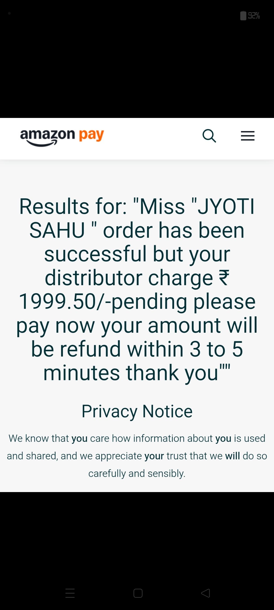online scam
