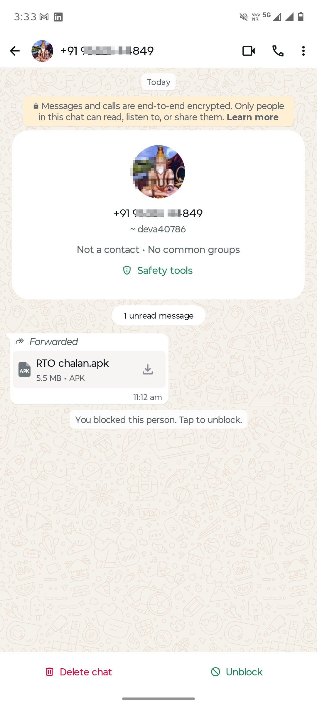 A new way to spam