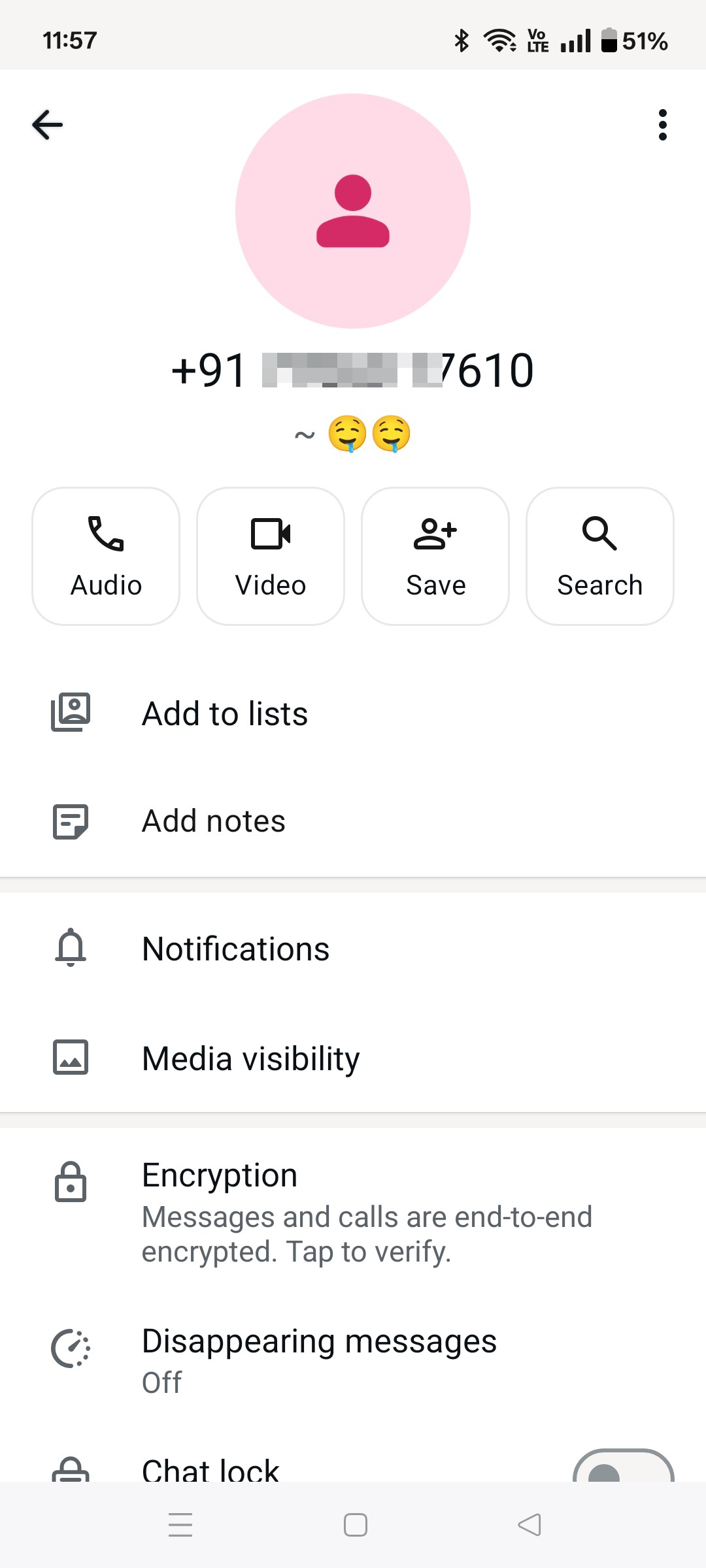 WhatsApp message is for payment. 